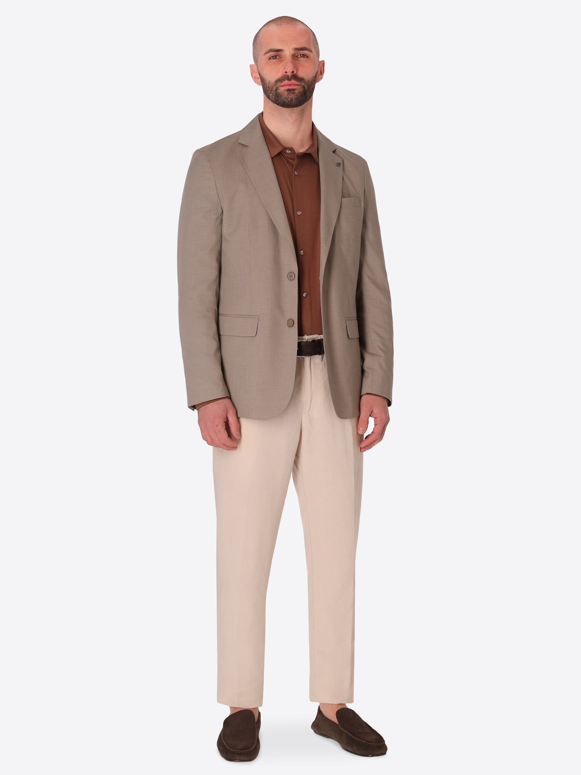 Alabastro Tailoring-Jacke Aus Super-Comfort Cool-Wool-Effekt-Gewebe