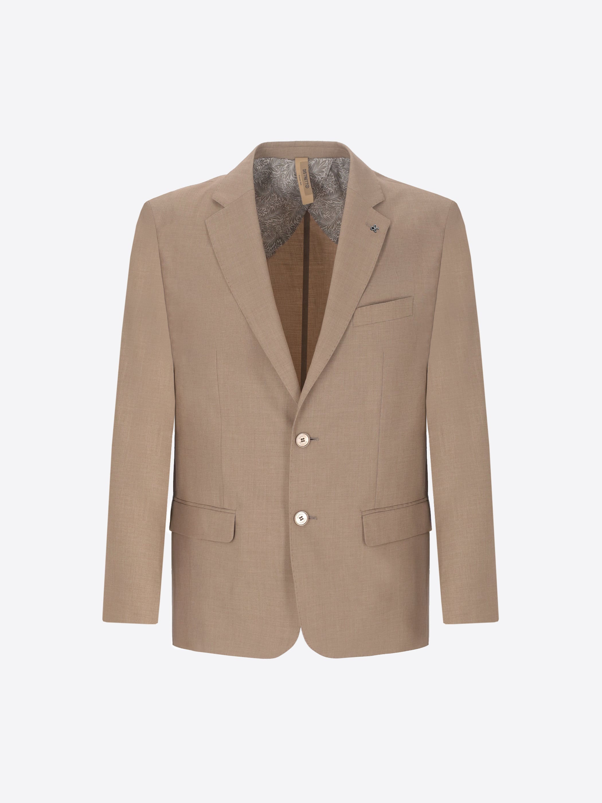 Giacca Semi Sartoriale Alabastro In Tessuto Super Comfort Effetto Fresco Di Lana