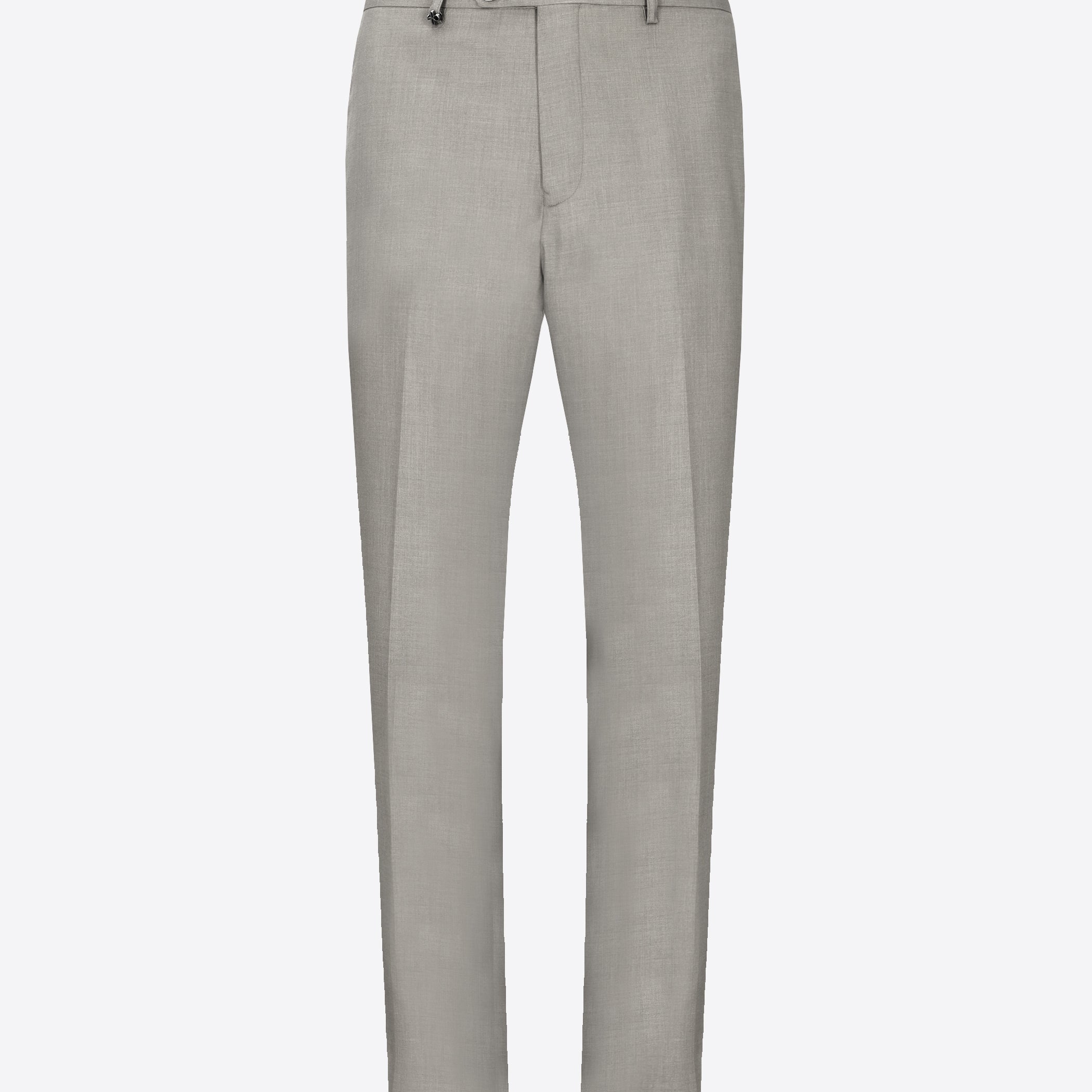Tailoring Trousers Alabastro In Super-Comfort Cool Wool Effect Fabric