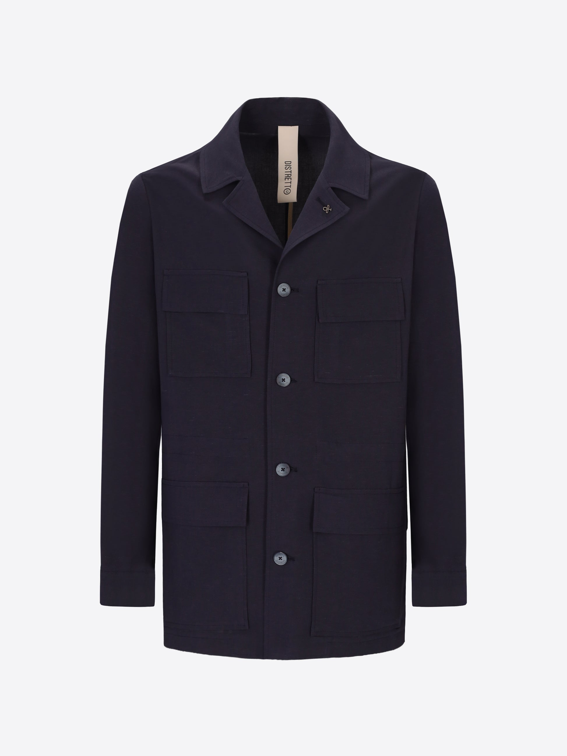 Alloro Fieldjacke Aus Leichtem Leinen-Viskose-Gewebe