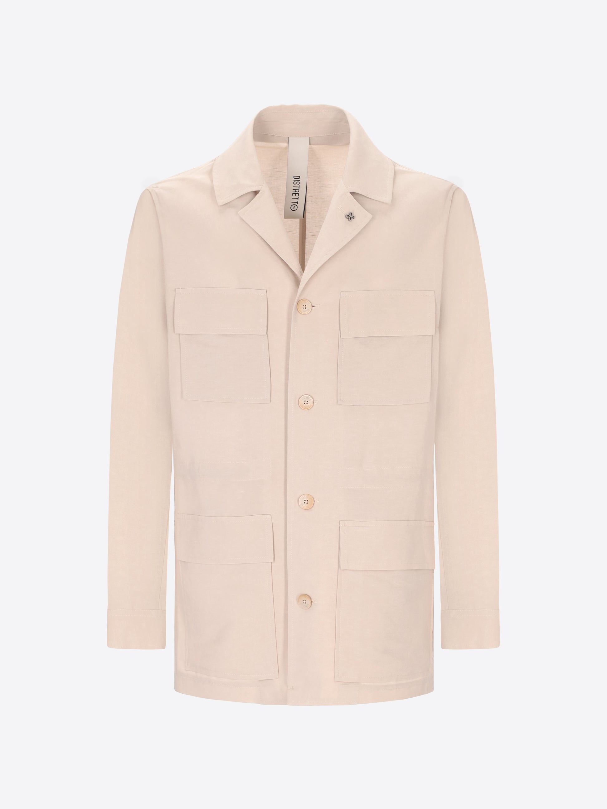 Alloro Fieldjacke Aus Leichtem Leinen-Viskose-Gewebe