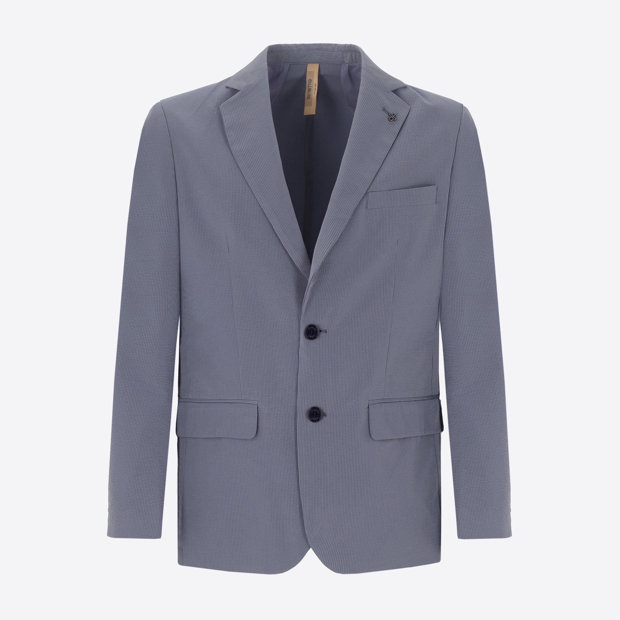 Semi-Tailored Jacket Arezzo In Super-Comfort Embossed Fine Stripe Fabric