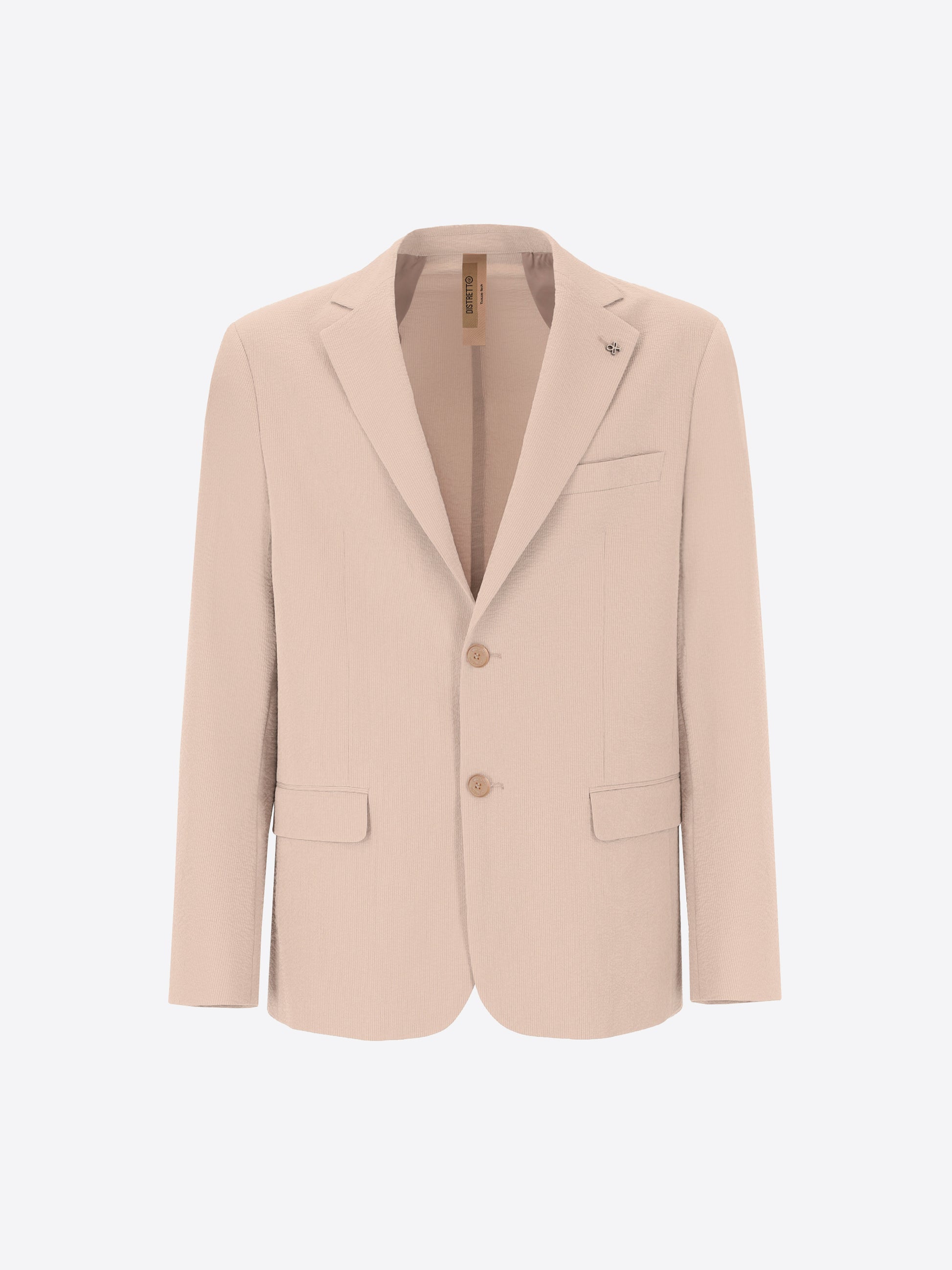 Semi-Tailored Jacket Arezzo In Super-Comfort Embossed Fine Stripe Fabric