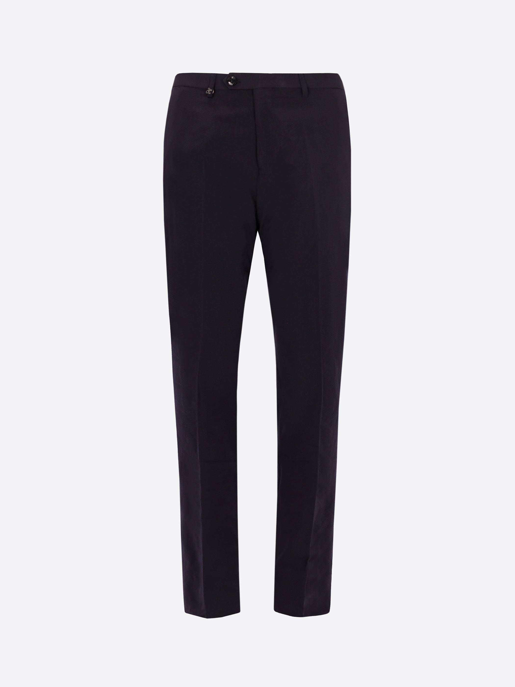 Pantalone Tailoring Arezzo In Tessuto Super Comfort Goffrato A Righe Sottili