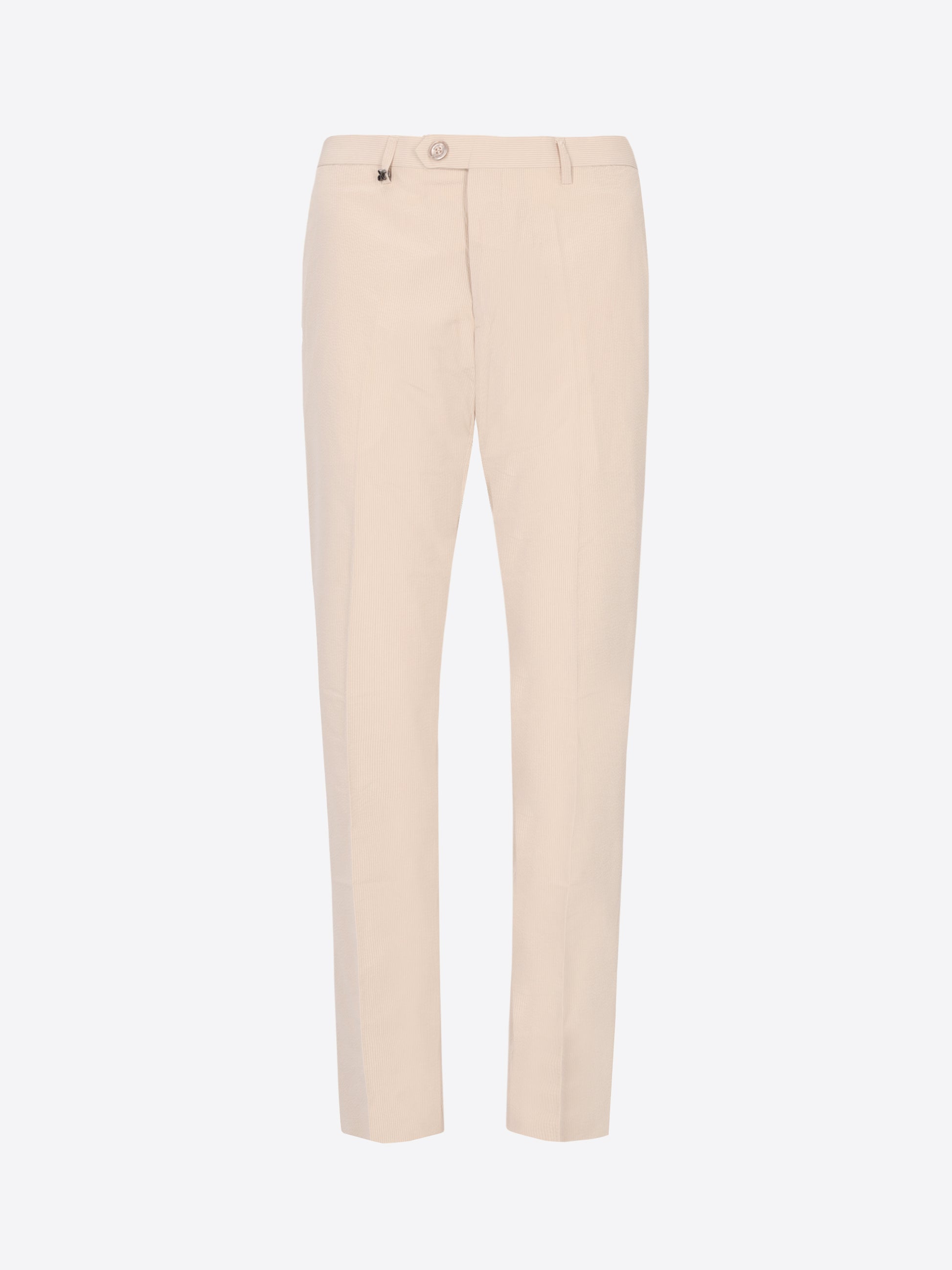 Pantalone Tailoring Arezzo In Tessuto Super Comfort Goffrato A Righe Sottili