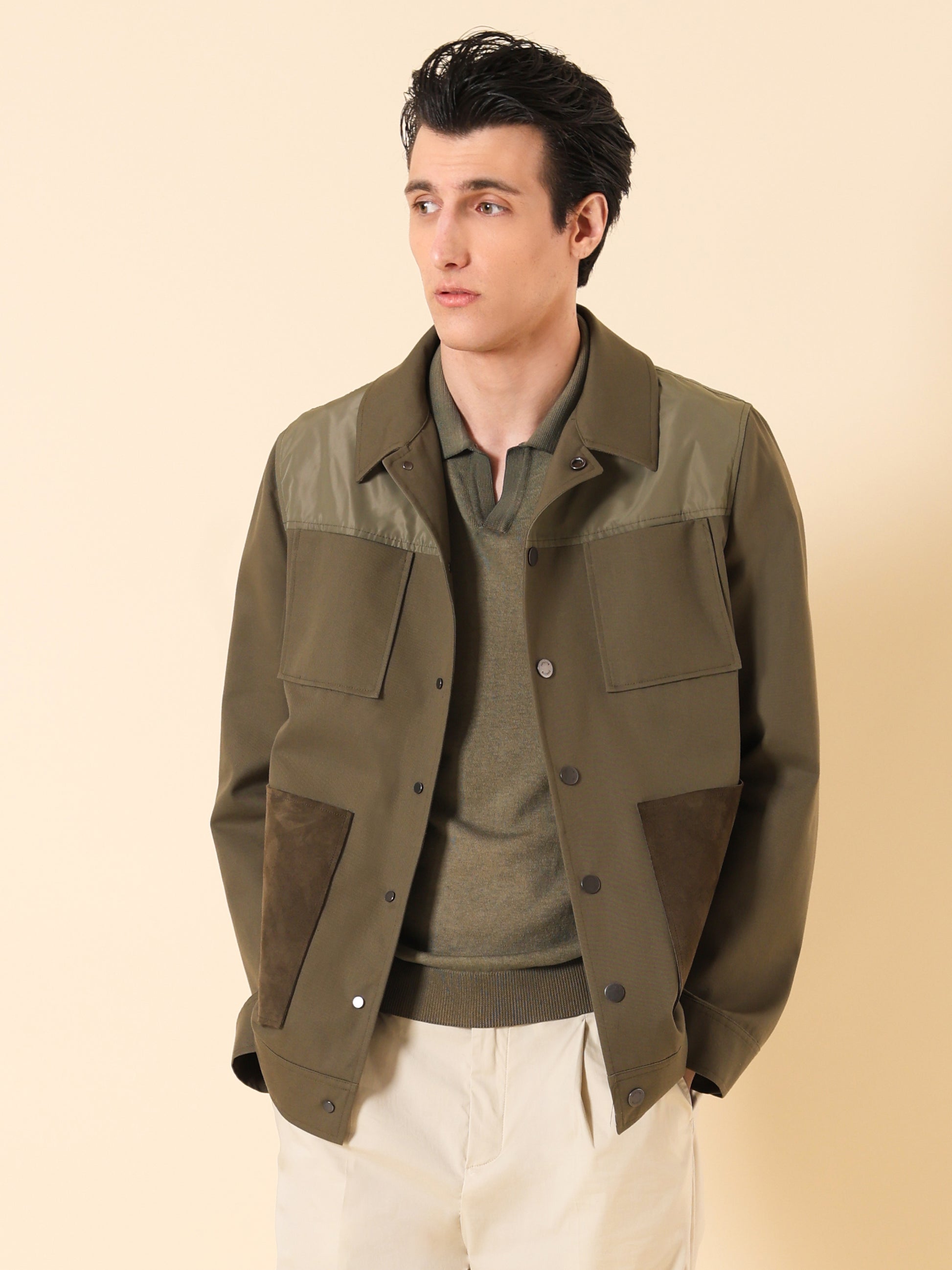 Aviatorjacke For The Future Aus Technischem Materialmix
