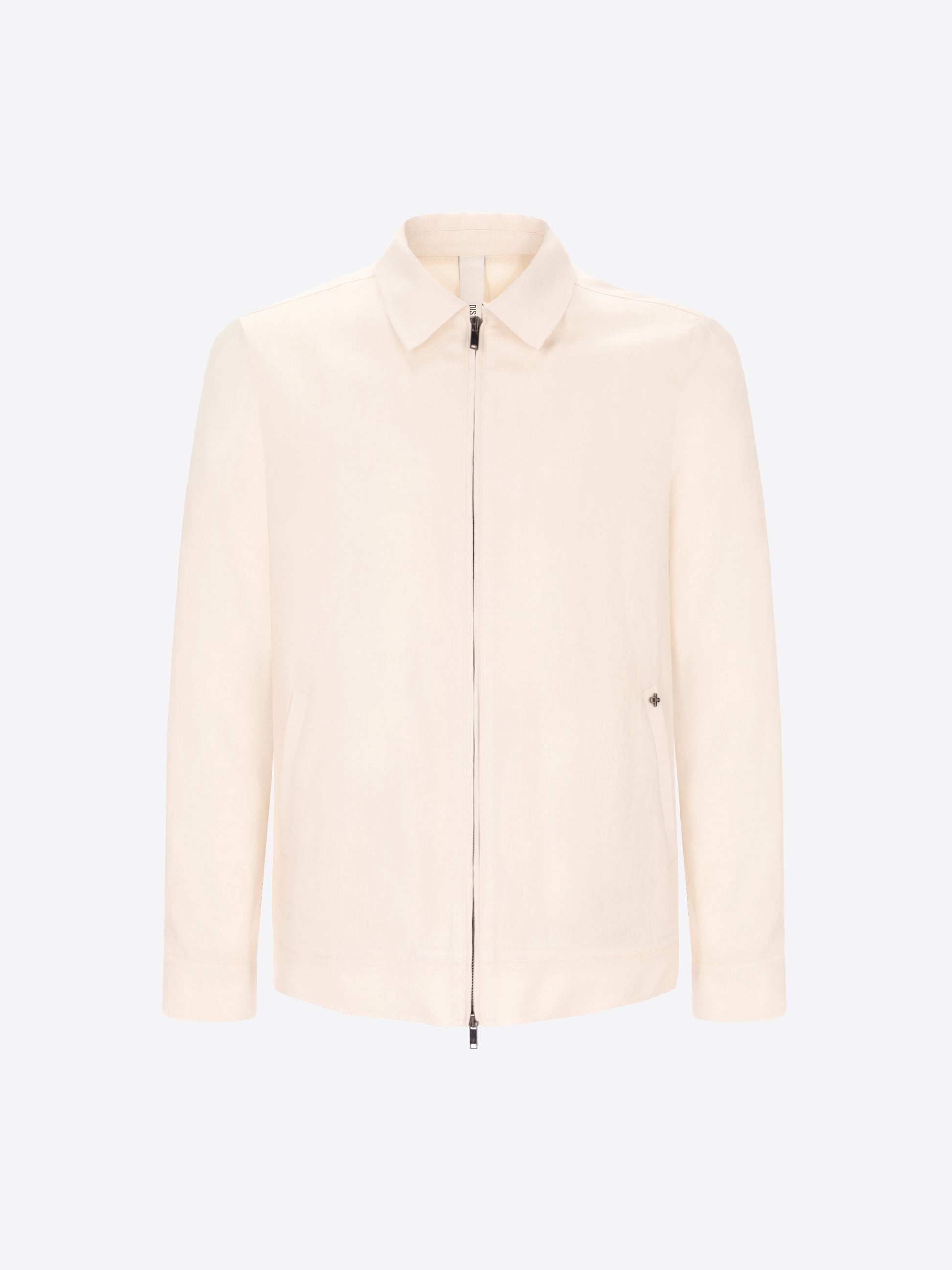 Certo Aviatorjacke Aus Weichem Leinenmischgewebe