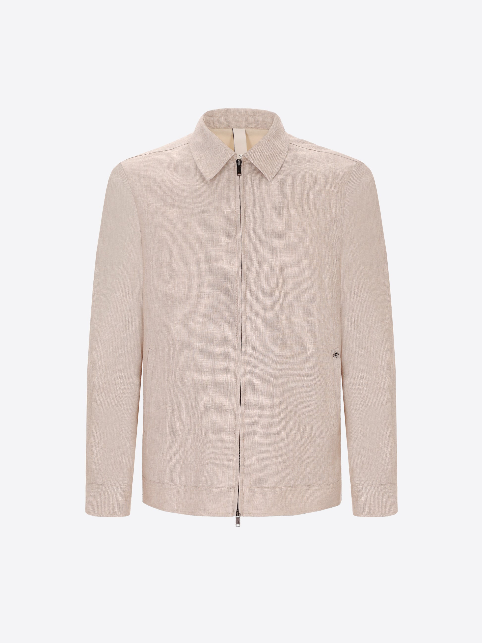 Certo Aviatorjacke Aus Weichem Leinenmischgewebe