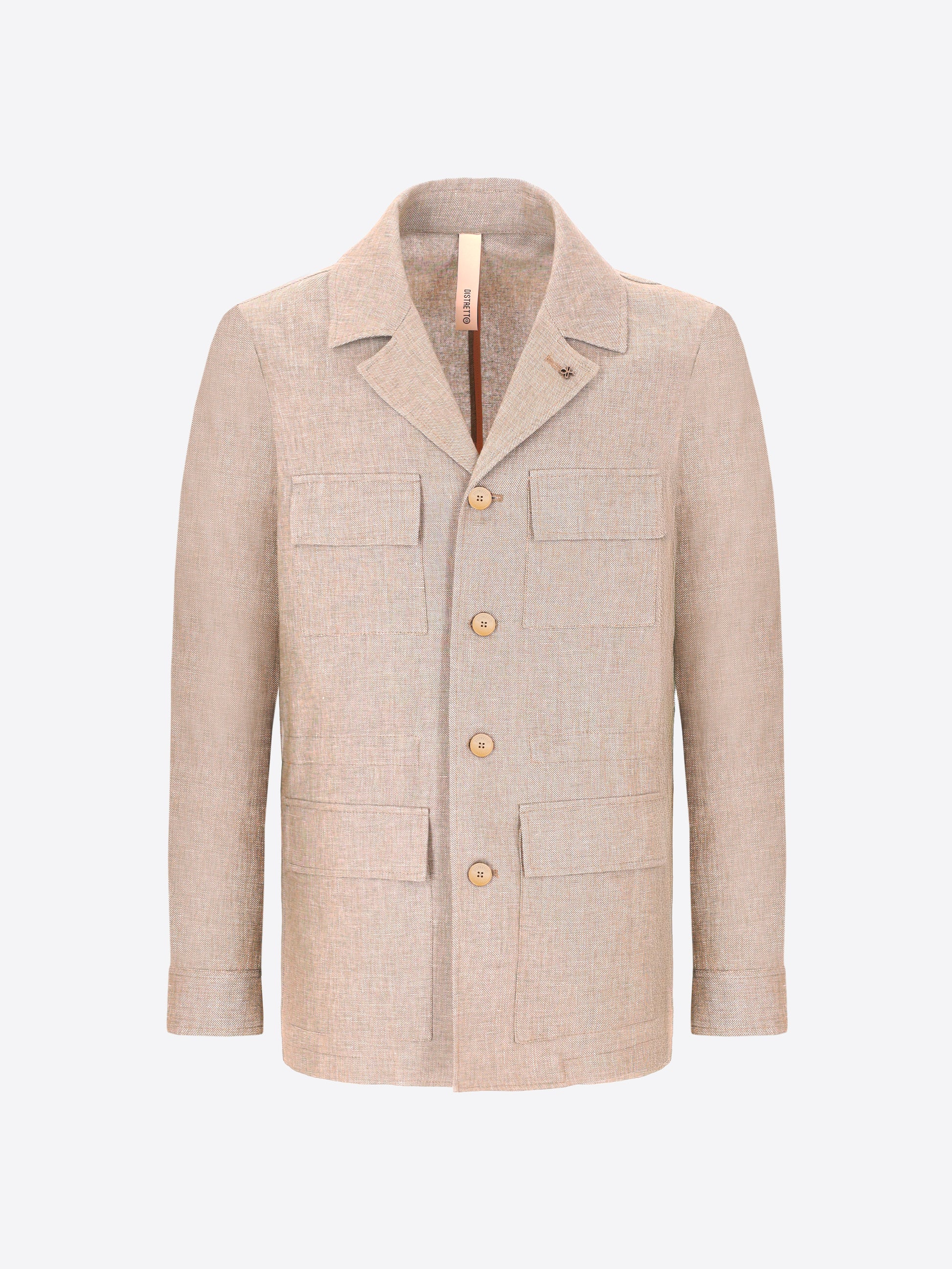 Certo Fieldjacke Aus Weichem Leinenmischgewebe