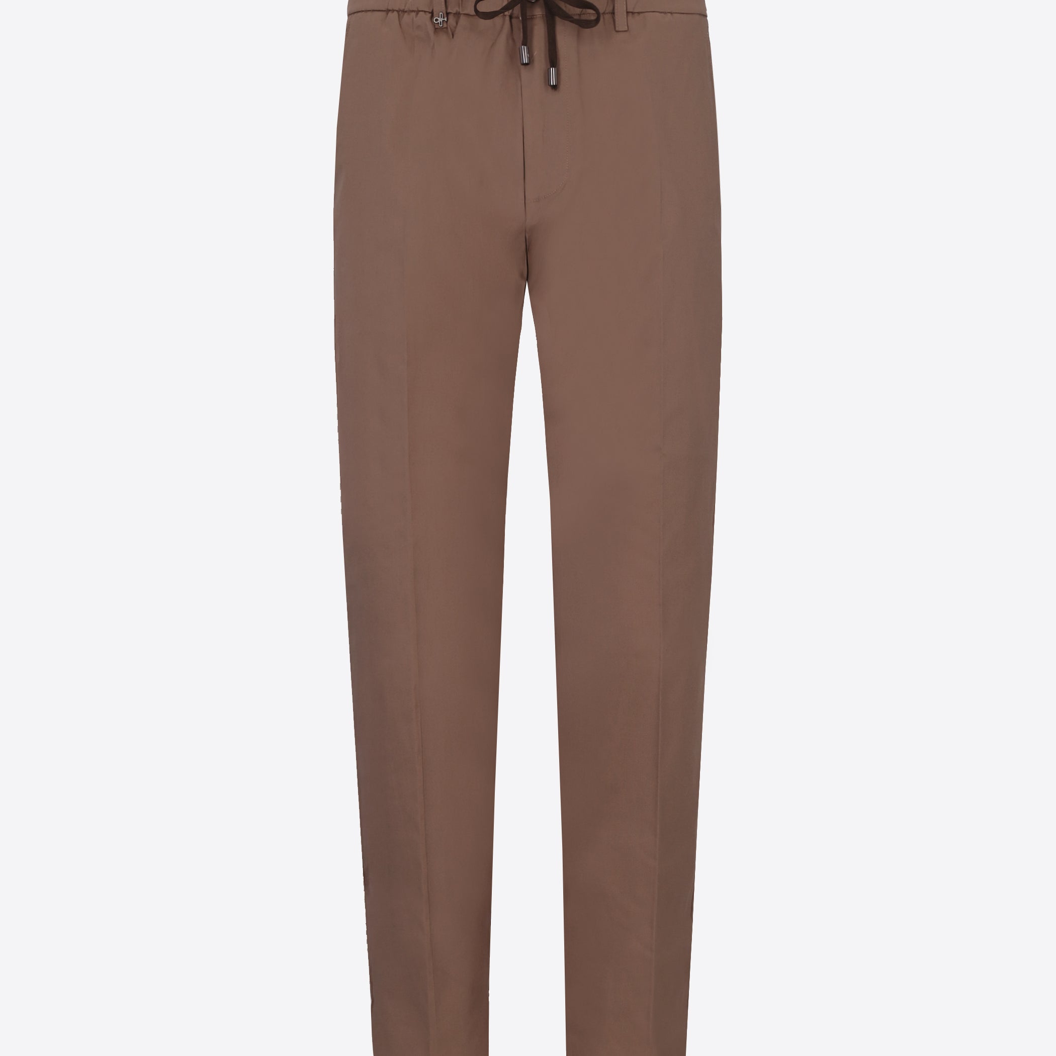 Pantalone Relax Grano In Tessuto Misto Cotone Nylon Ultraleggero
