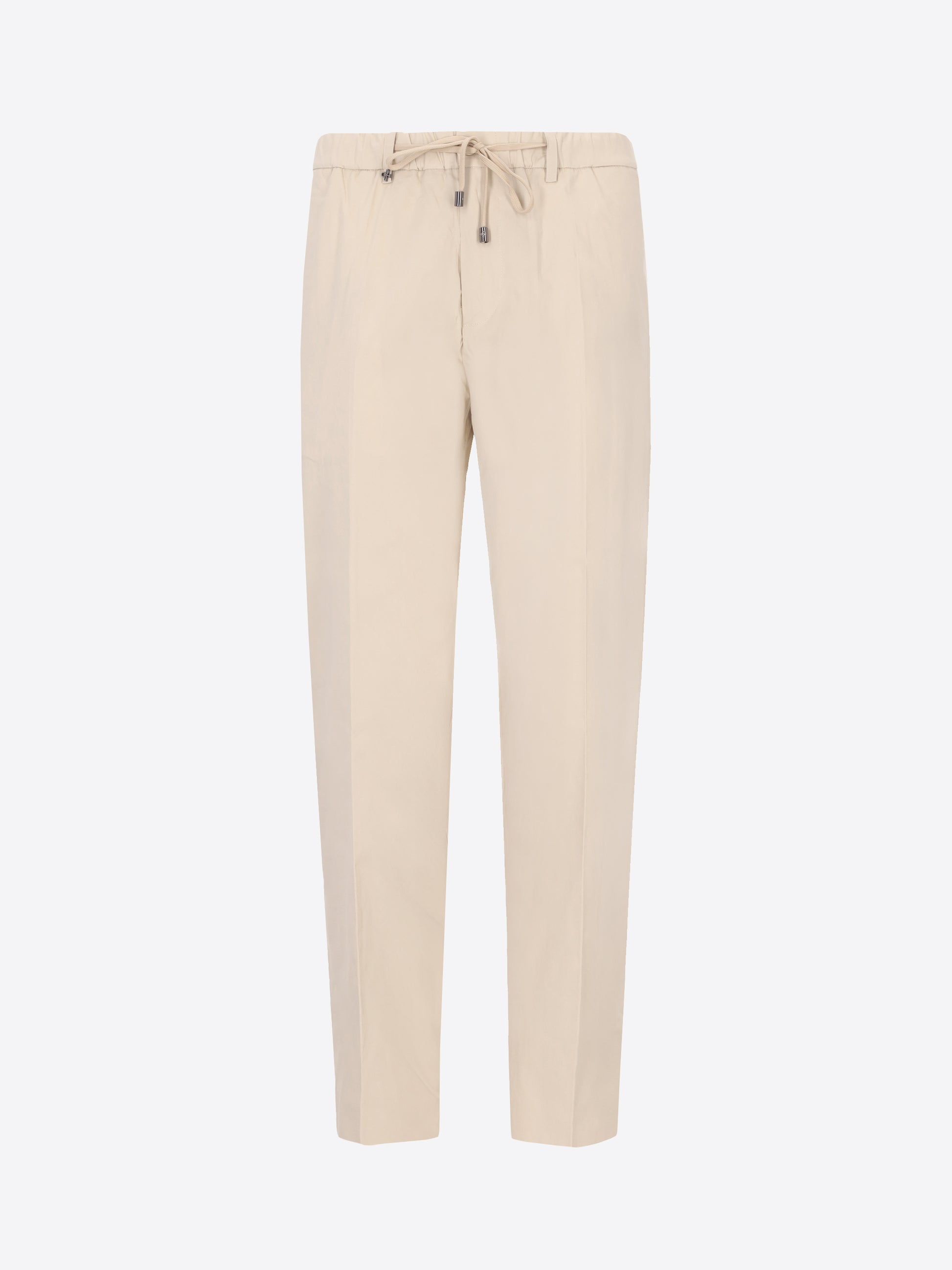 Pantalone Relax Grano In Tessuto Misto Cotone Nylon Ultraleggero