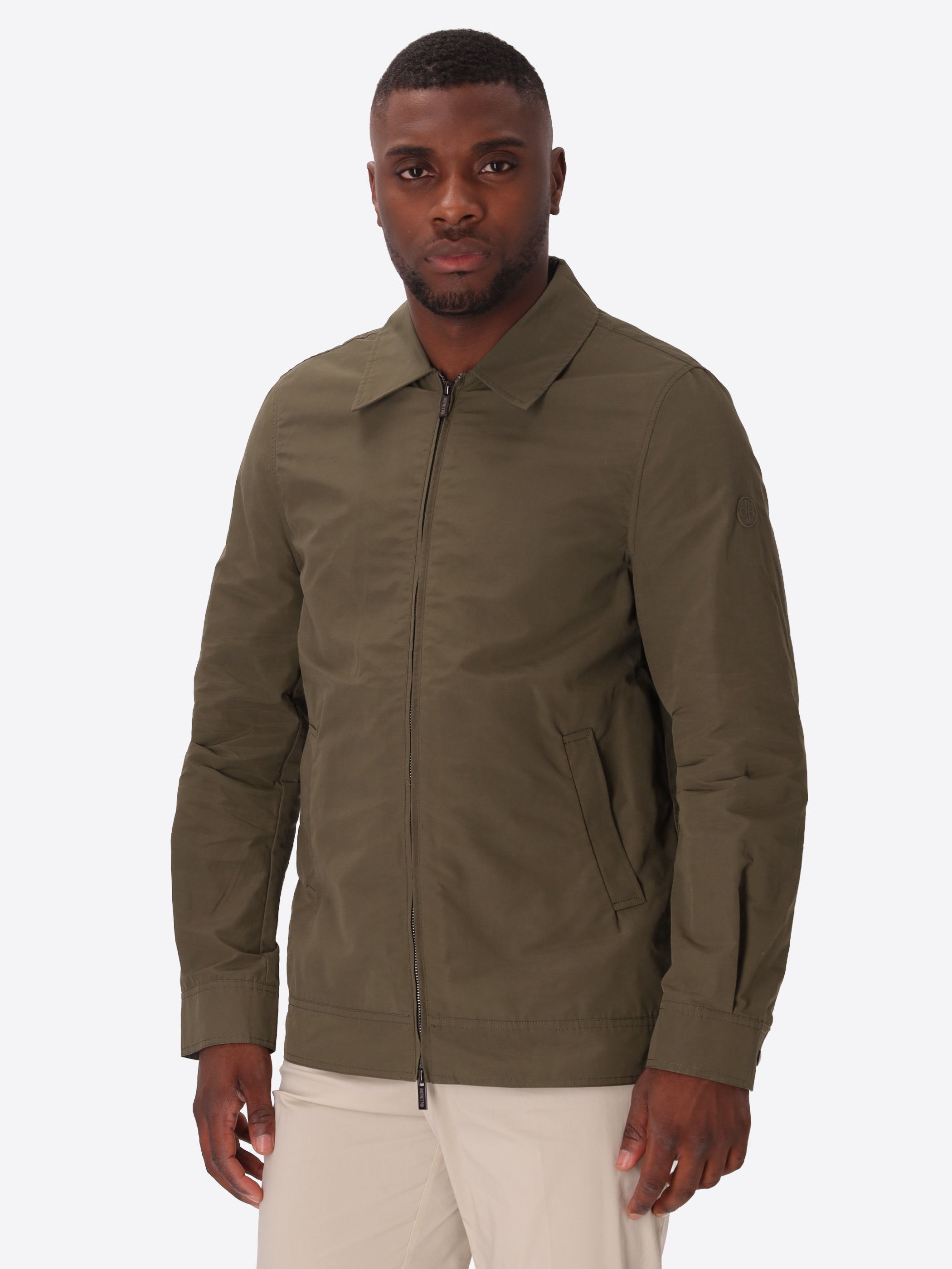 Aviator Jacket Herit In Tessuto Tecnico Cotone Nylon Idrorepellente E Traspirante