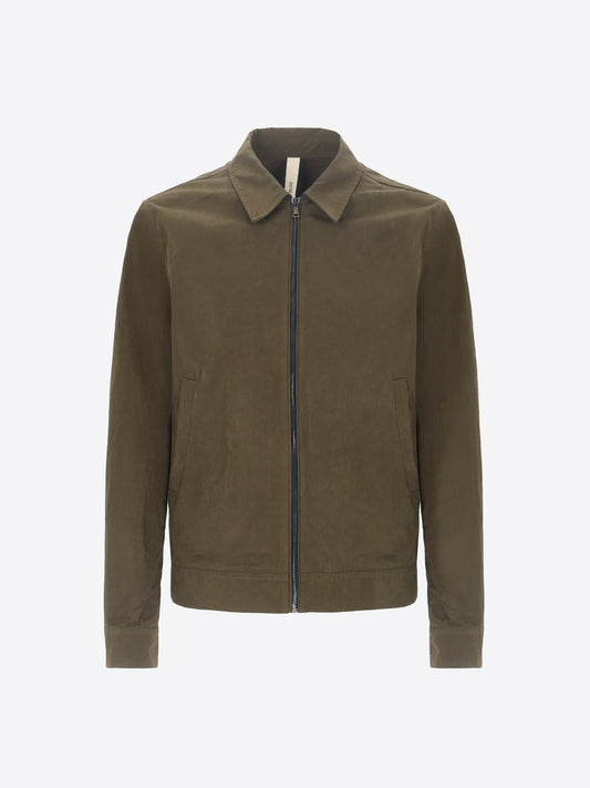 Aviator Jacket Herit In Technical Water-Repellent Breathable Cotton Nylon Fabric