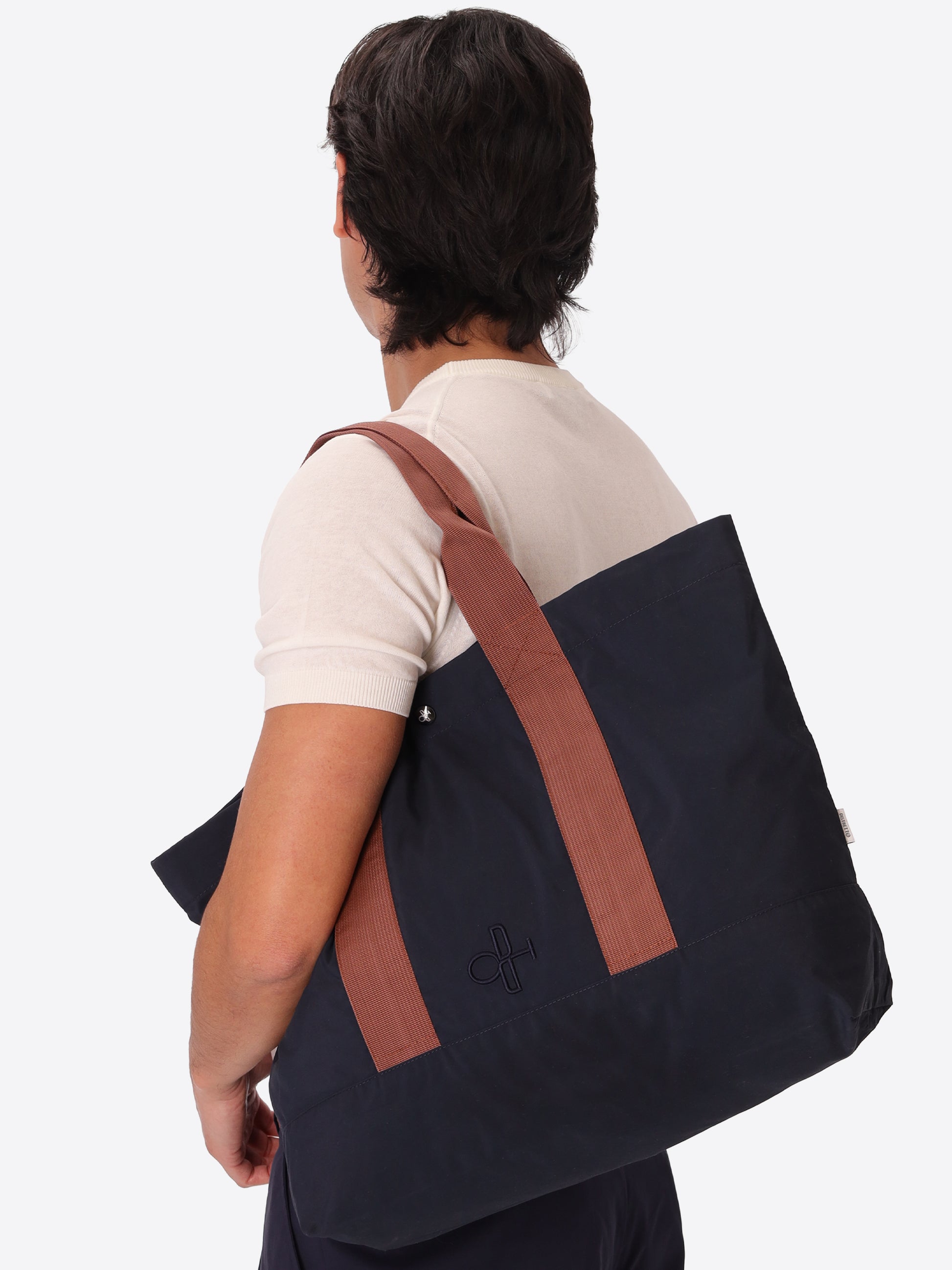 Borsa Herit In Tessuto Tecnico Cotone Nylon Idrorepellente