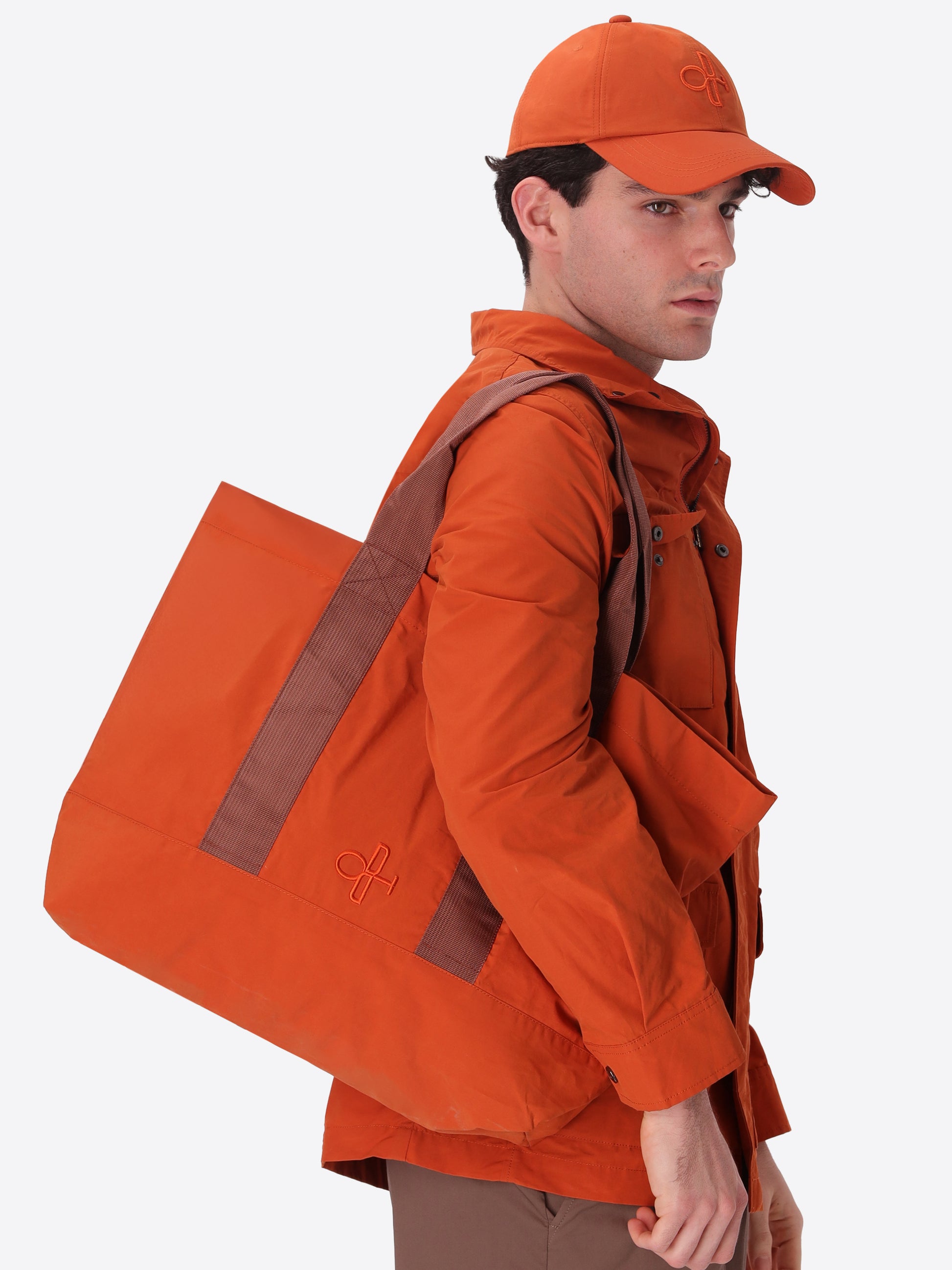 Borsa Herit In Tessuto Tecnico Cotone Nylon Idrorepellente