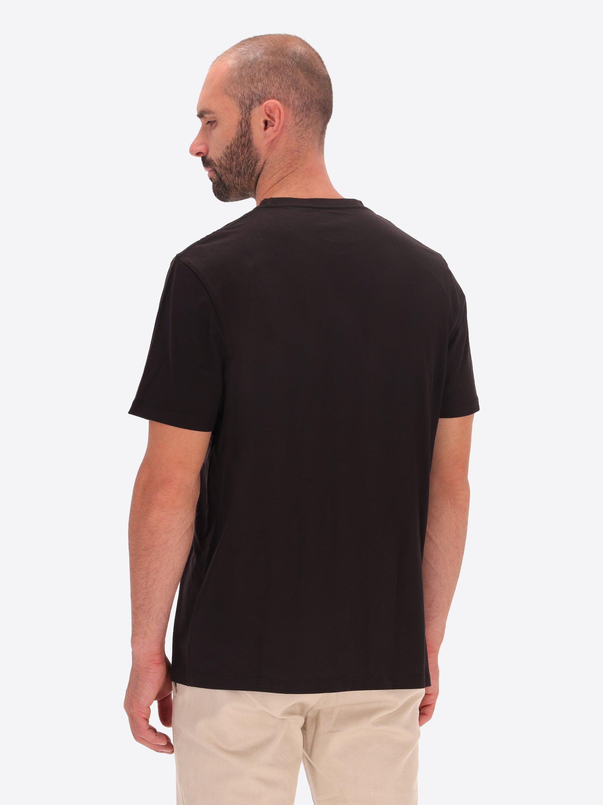 Londra Baumwoll-T-Shirt mit Rundhalsausschnitt und Logo