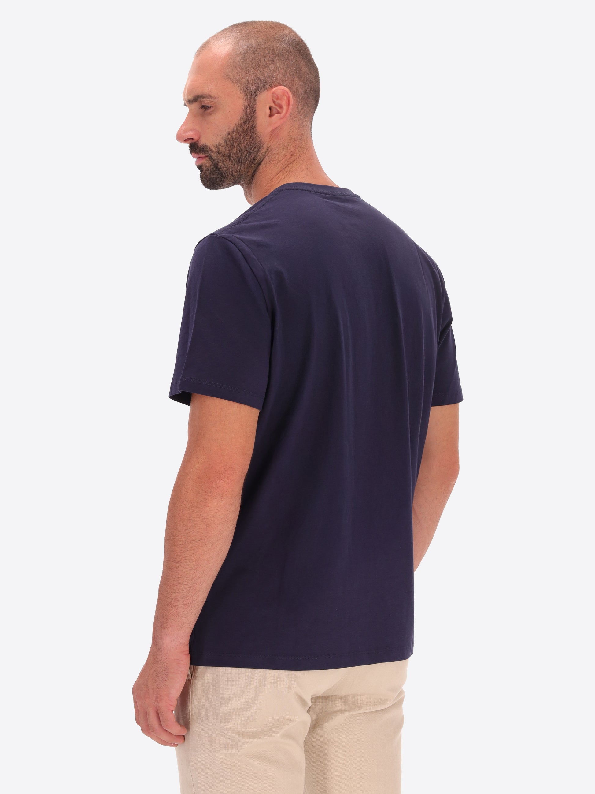 Londra Baumwoll-T-Shirt mit Rundhalsausschnitt und Logo