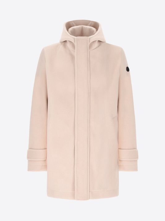 Super-Comfort Wool-Blend Parka Manchester with Hood