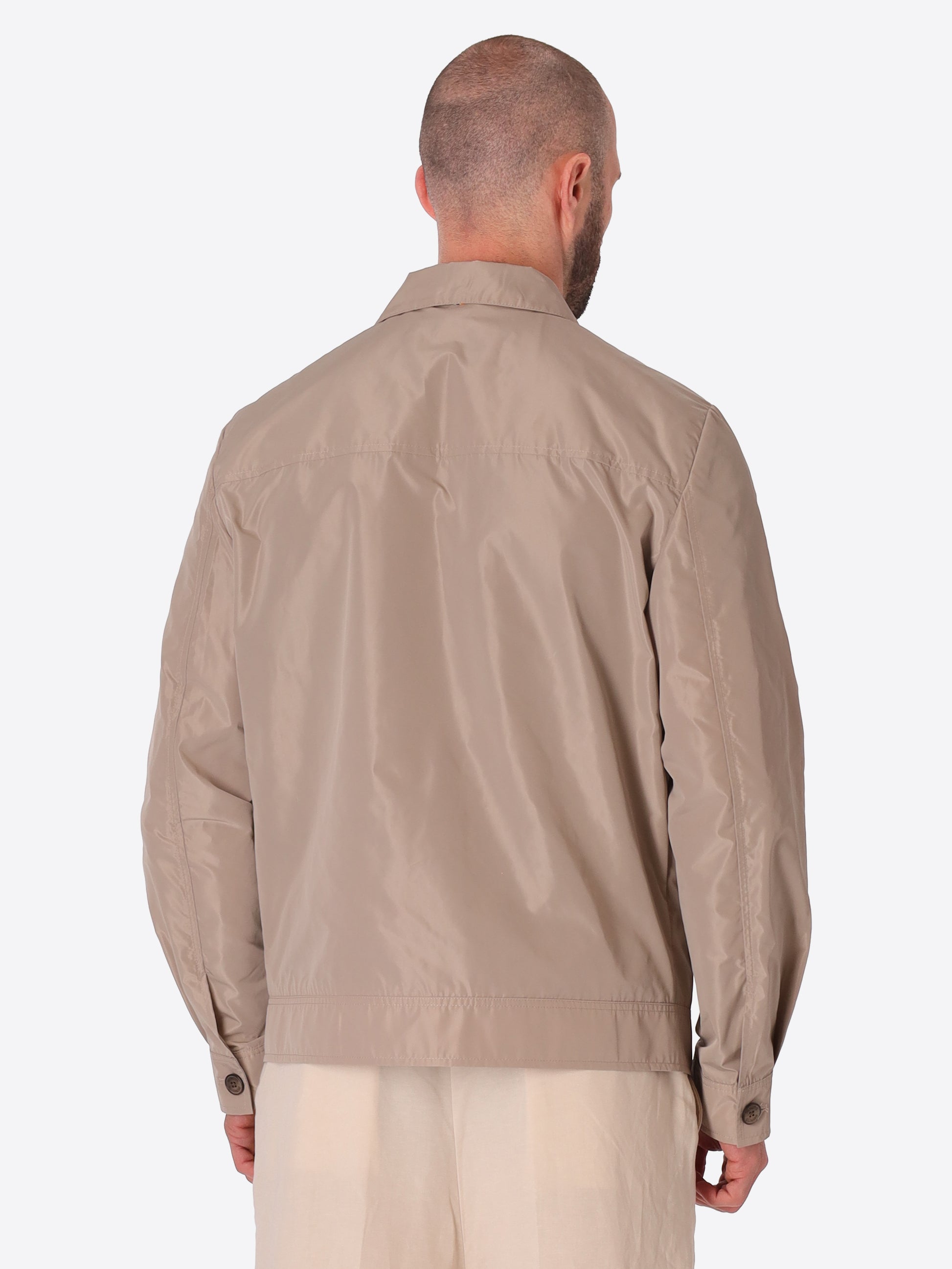 nice Wasserabweisende Atmungsaktive Nylon-Feel Aviatorjacke