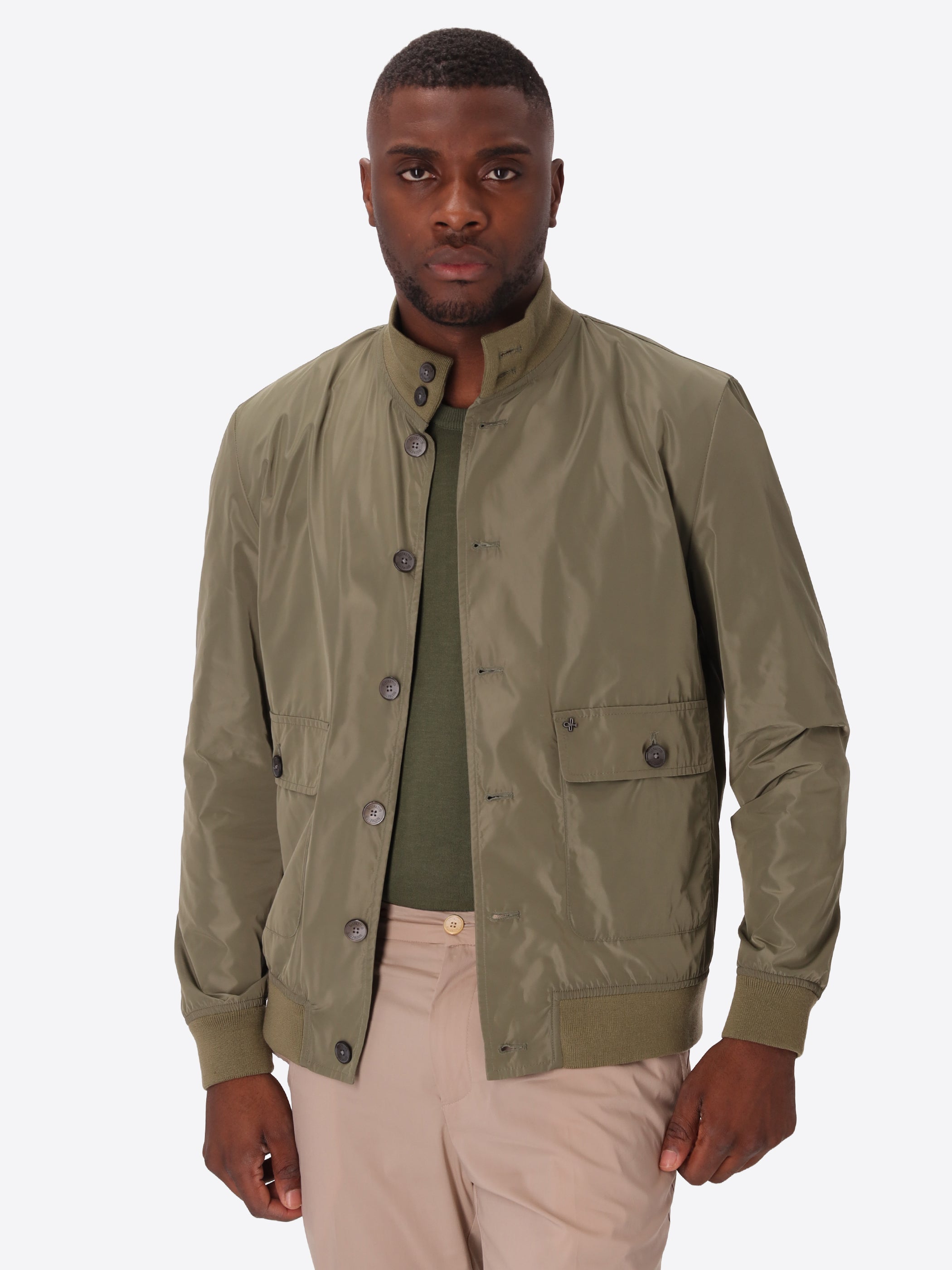 Bomber Onice In Tessuto Mano Nylon Idrorepellente E Traspirante