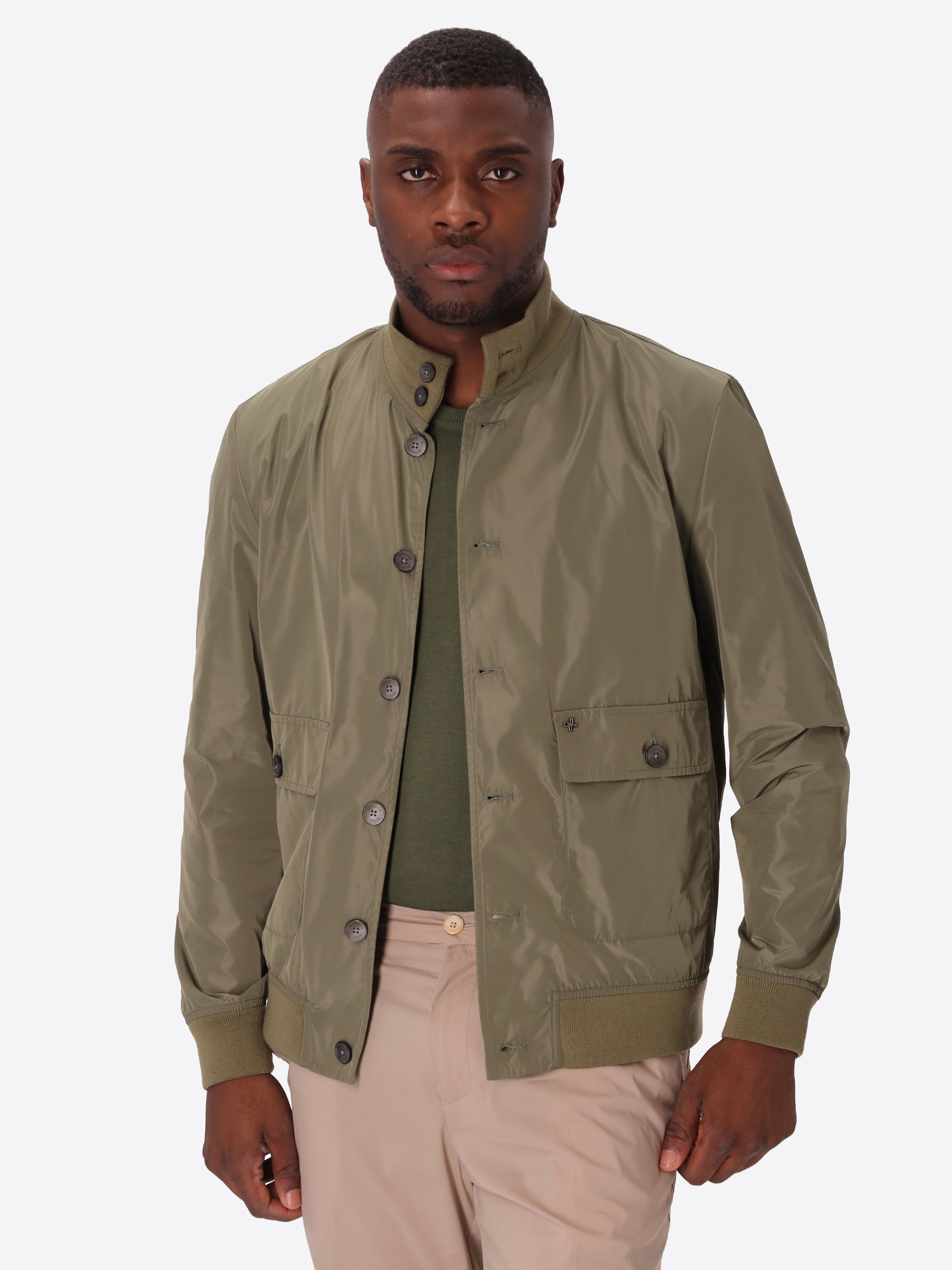 Onice Wasserabweisender Atmungsaktiver Nylon-Feel Bomber