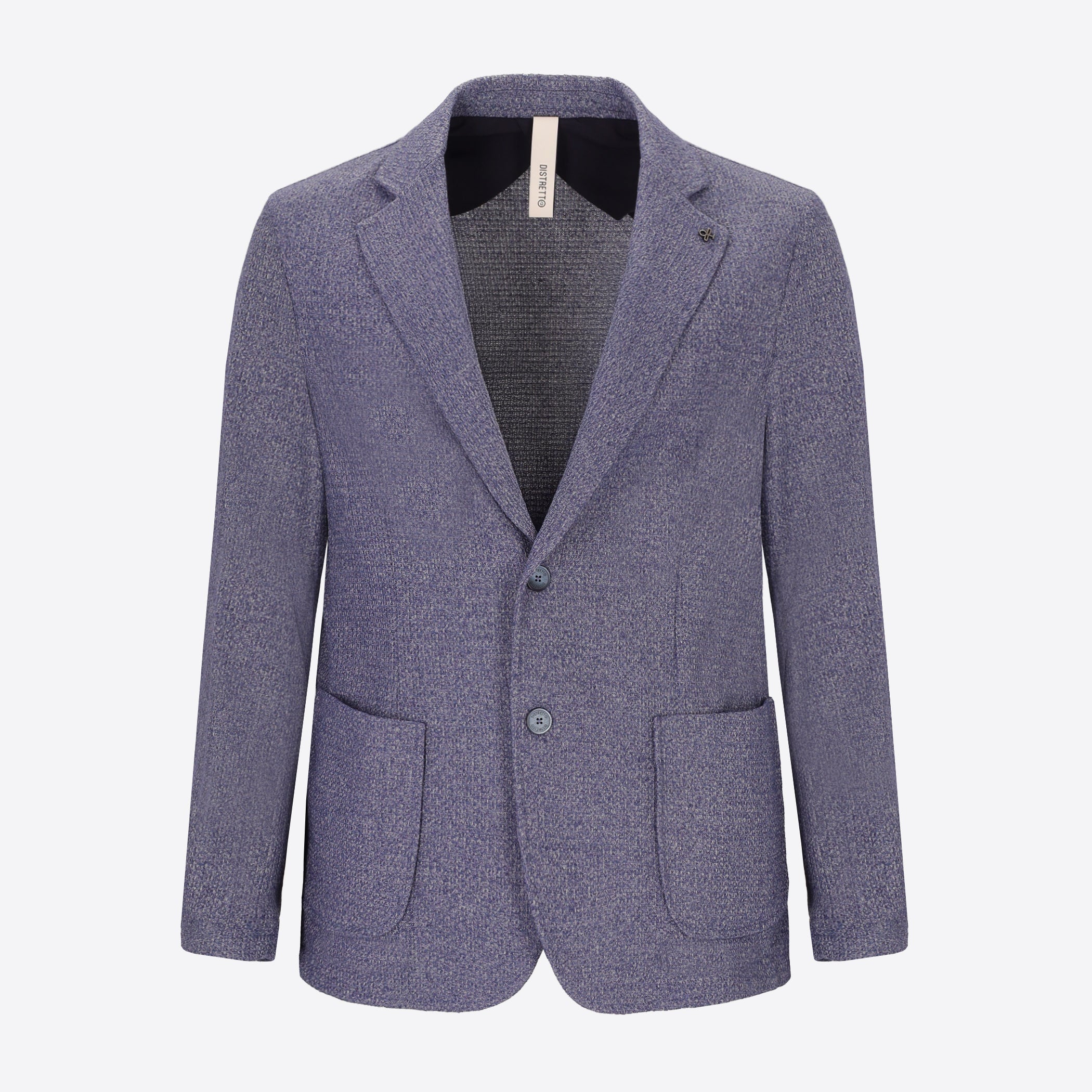 Giacca Regi In Tessuto Maglia Jersey Melange Stretch