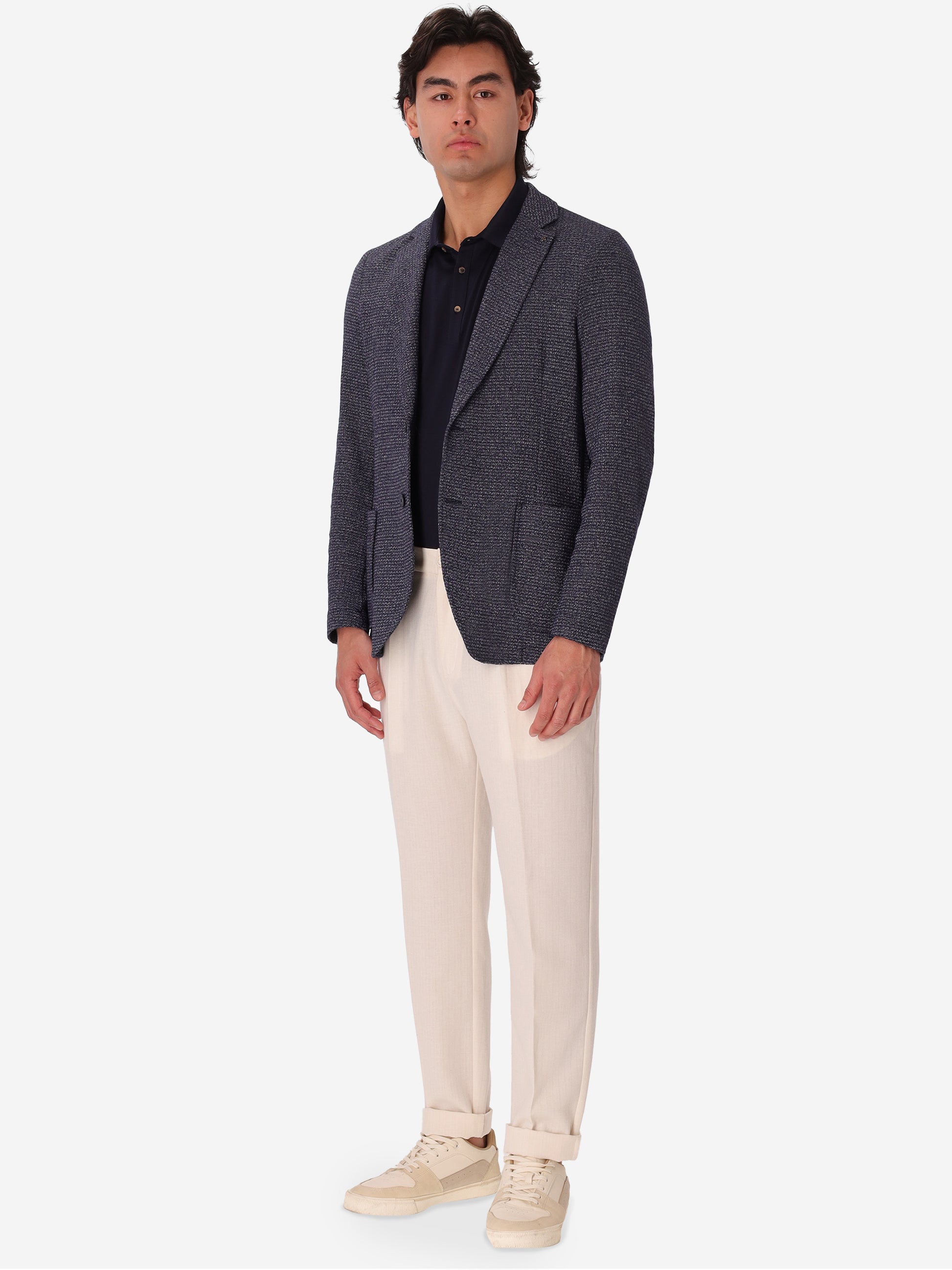 Regi Jacke Aus Meliertem Jersey-Strickgewebe Mit Stretch - Icon