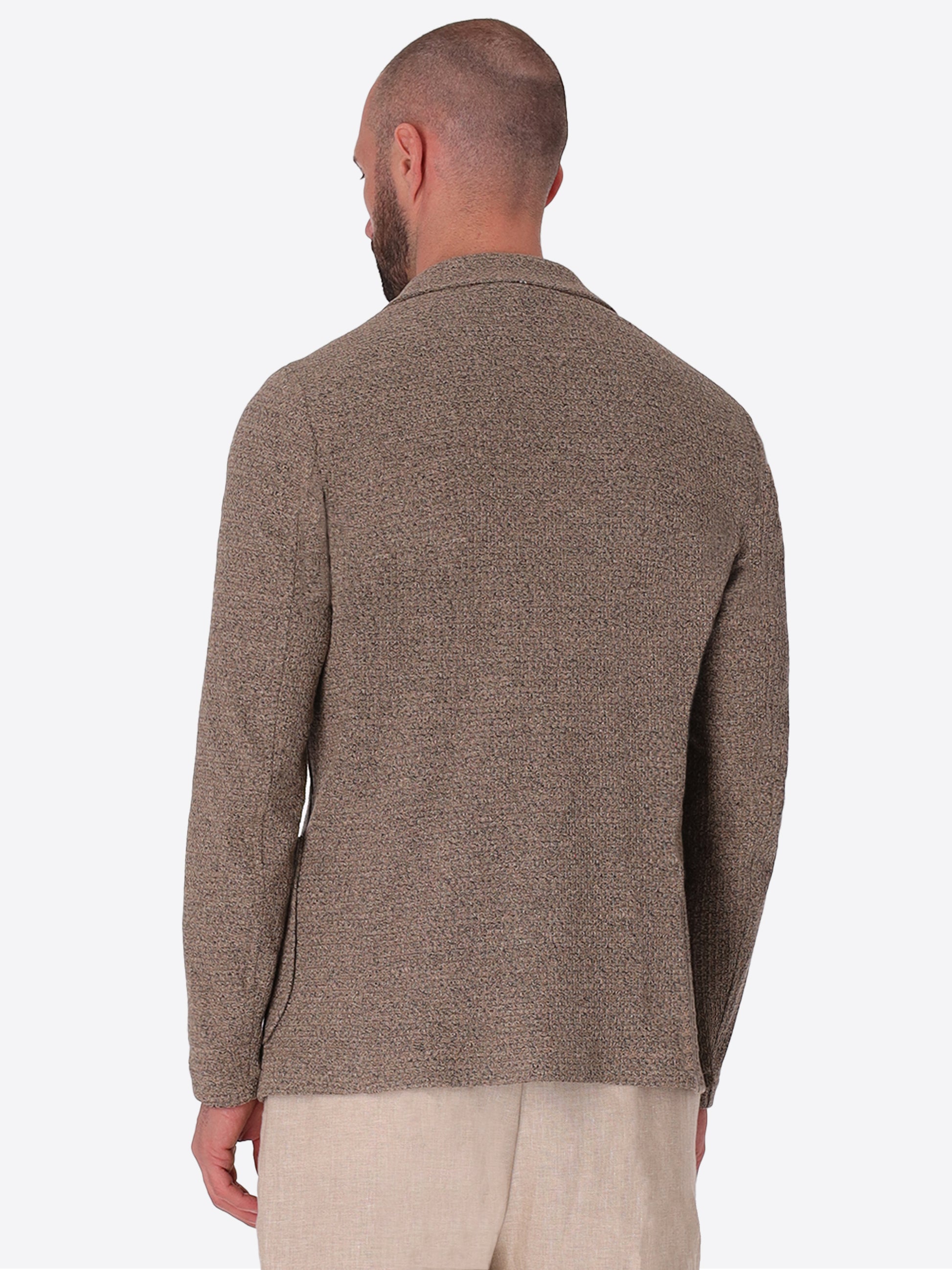 Regi Jacke Aus Meliertem Jersey-Strickgewebe Mit Stretch - Icon