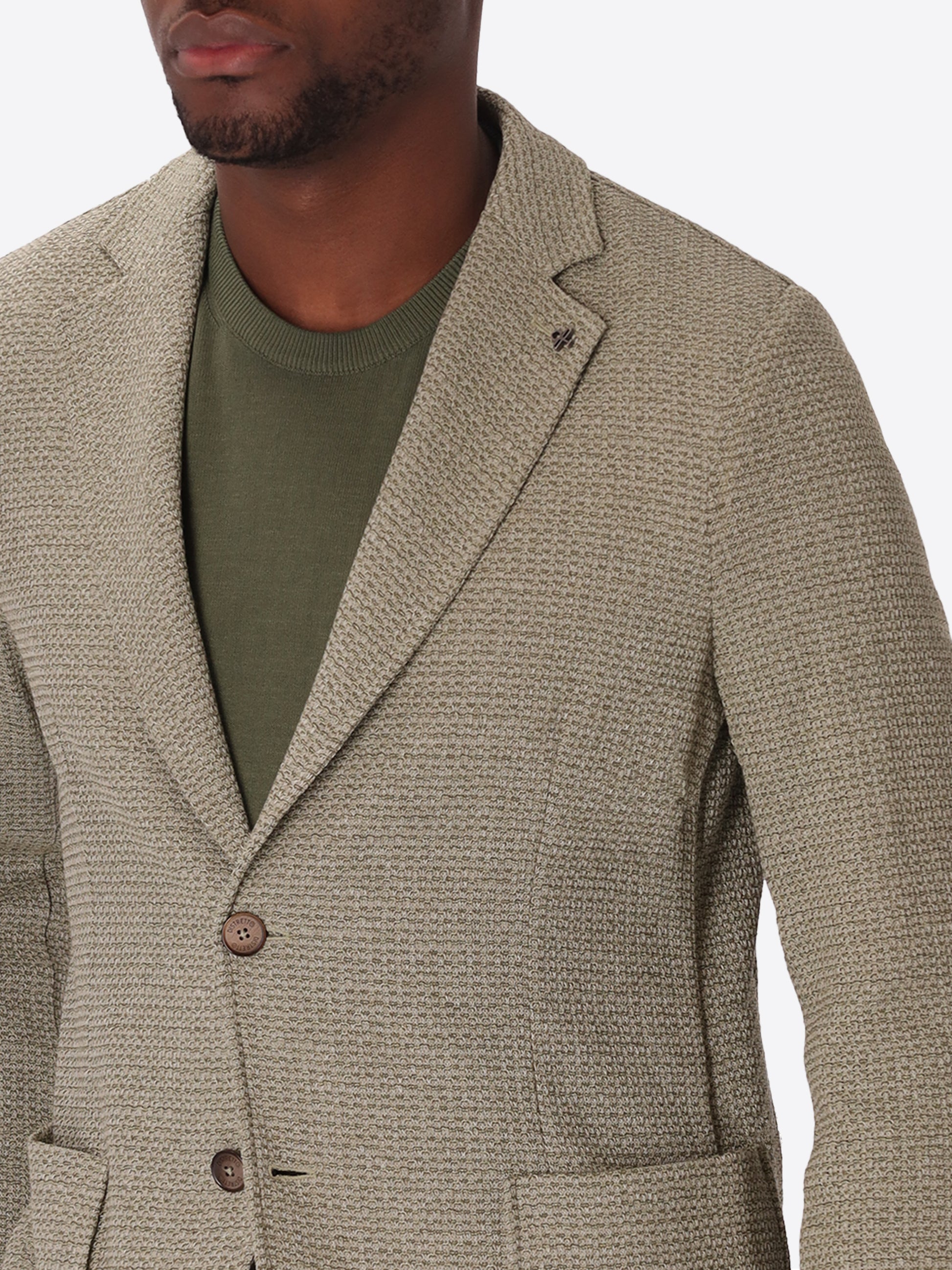 Regi Jacke Aus Meliertem Jersey-Strickgewebe Mit Stretch - Icon