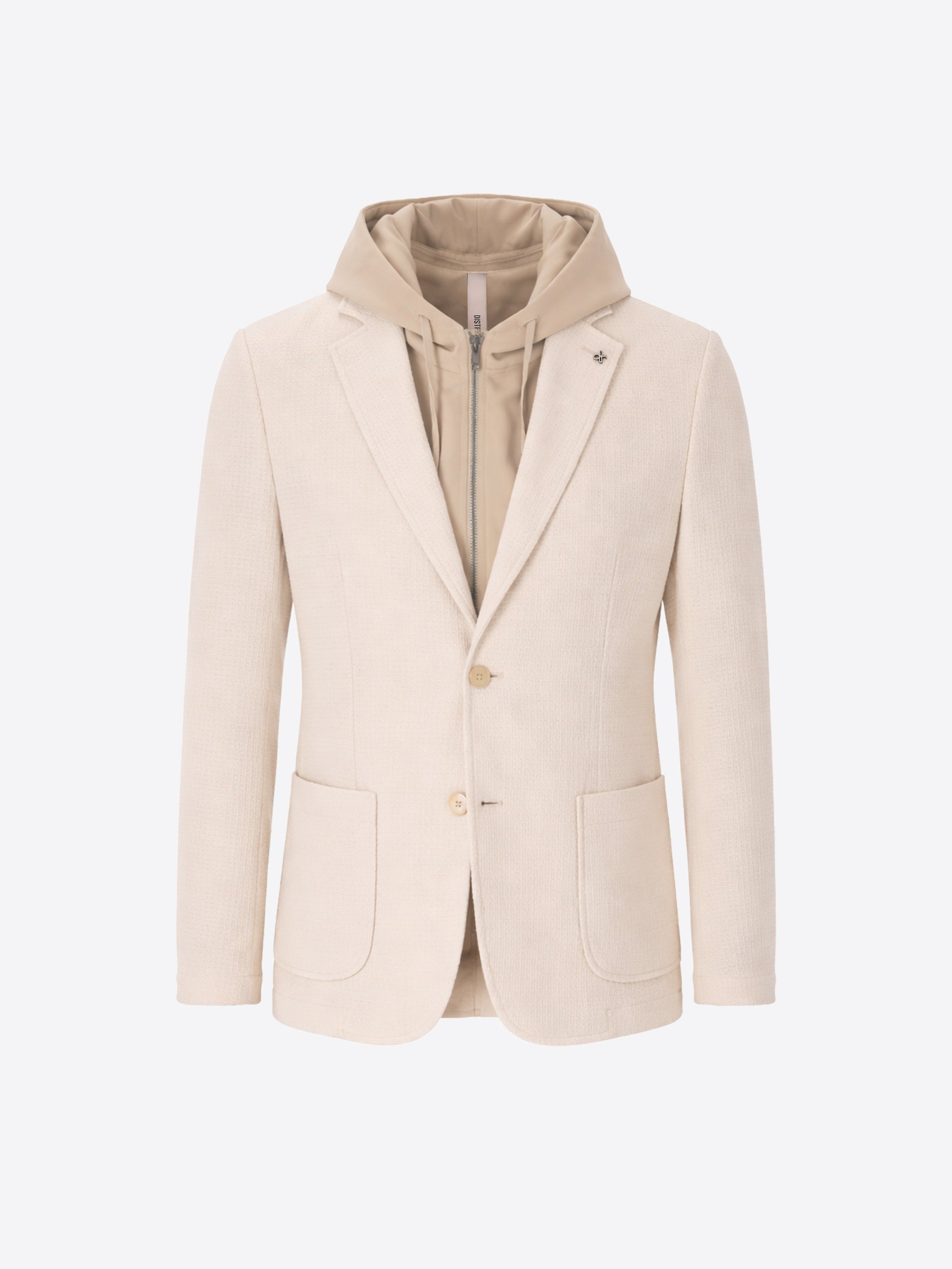 Giacca Rufino In Tessuto Maglia Jersey Stretch Con Pettorina Staccabile