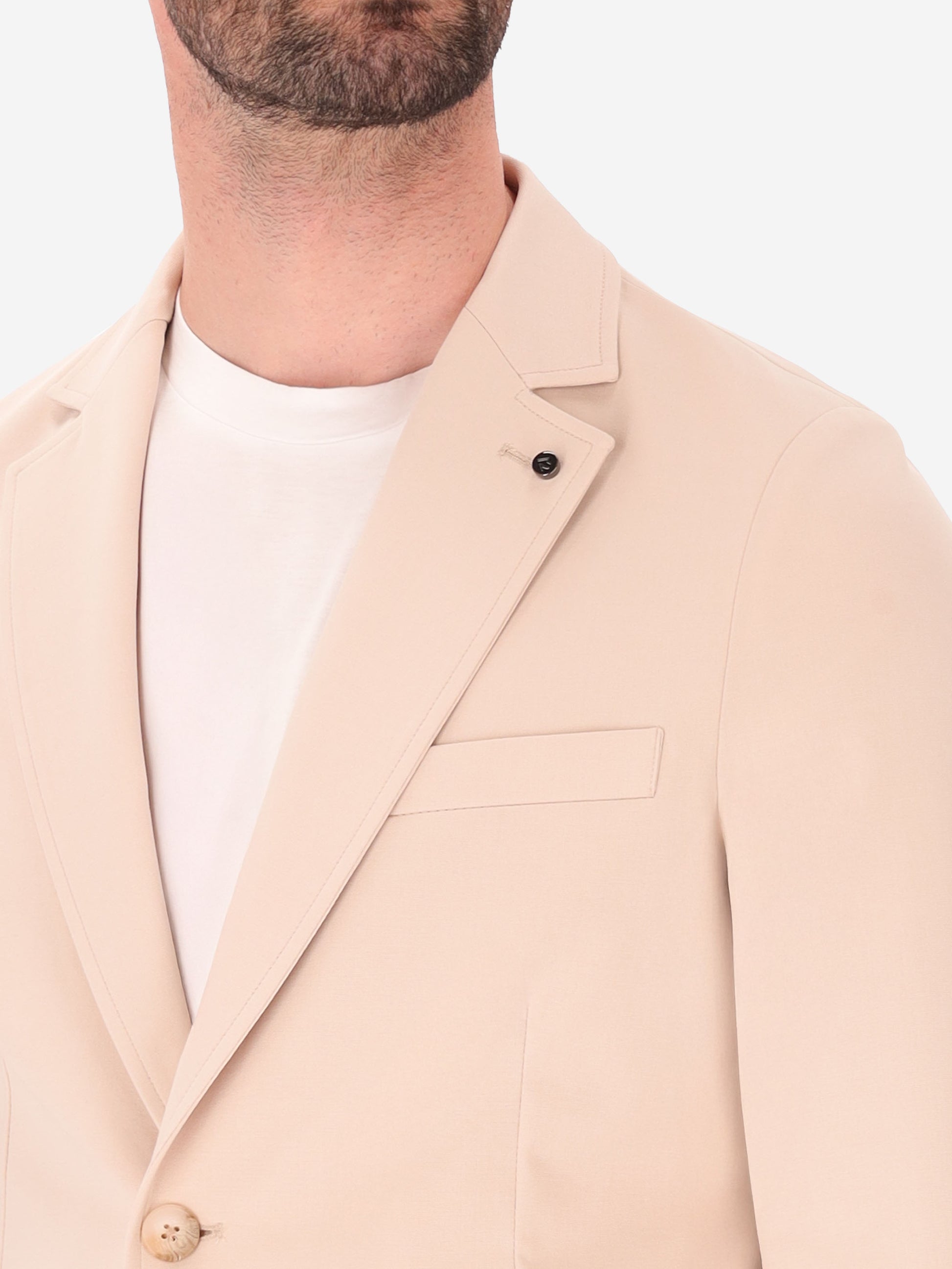 Technical Jacket in Punto Milano Fabric