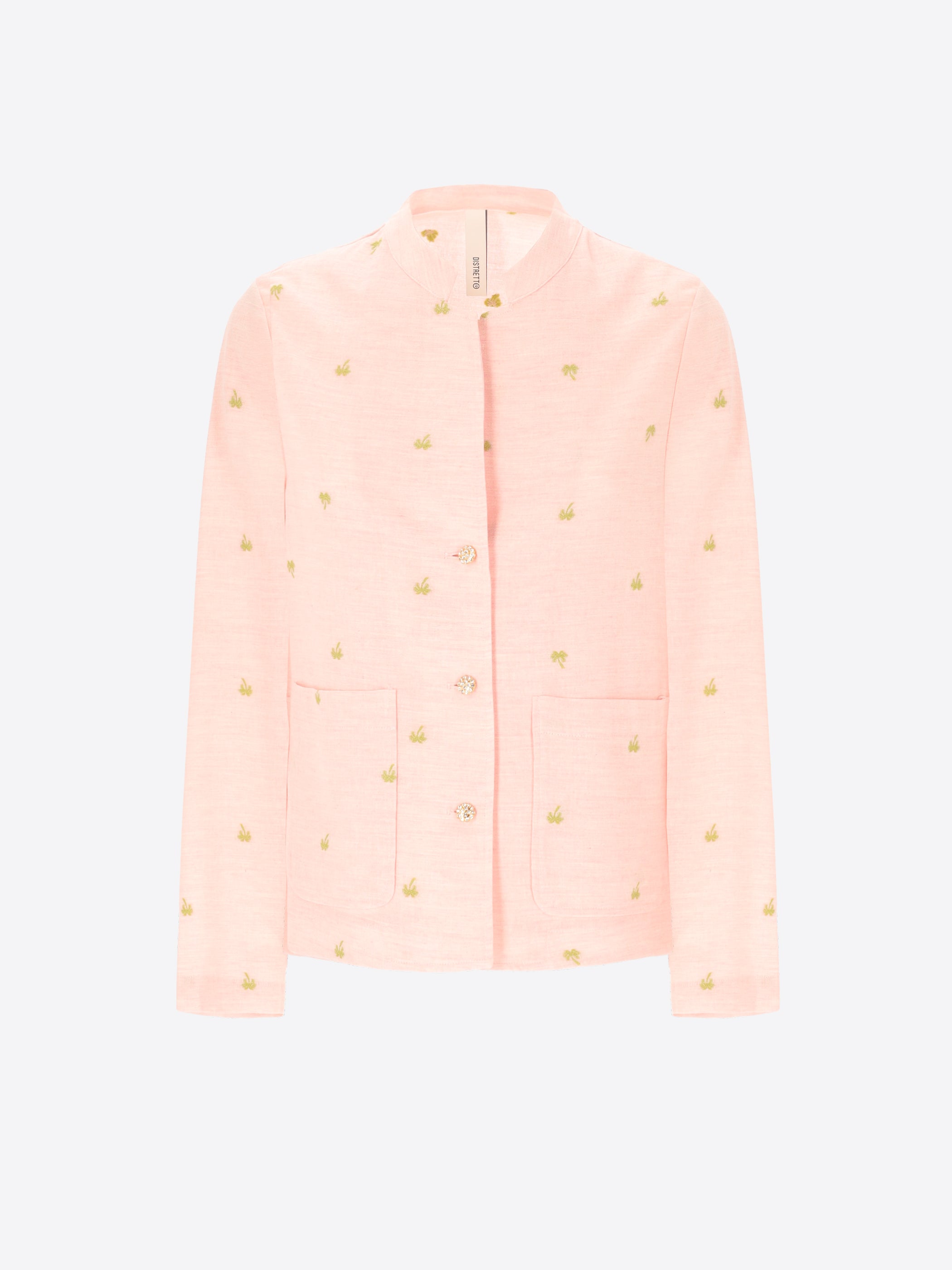 Camelia Shirt-Jacke Aus Baumwoll-Fil-Coupé-Musselin - Woman