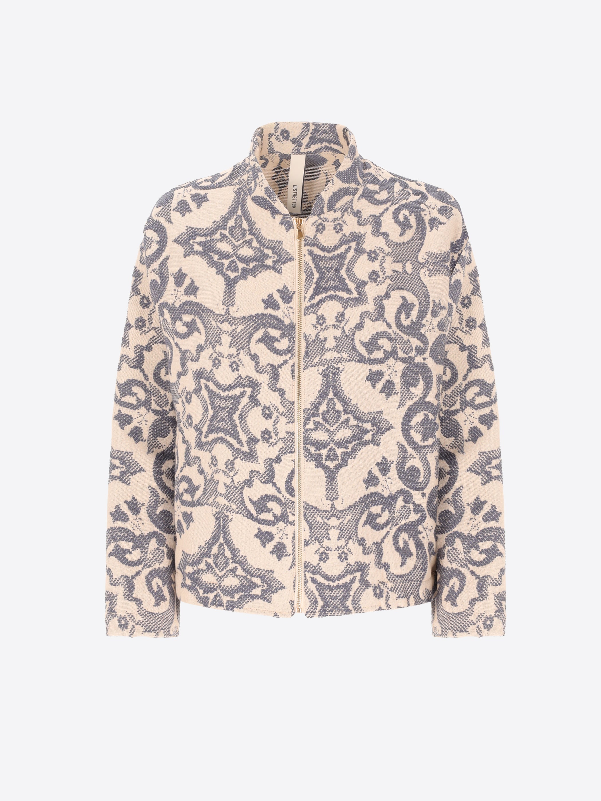 Giglio Aviator-Bomber Aus Zweifarbigem Baumwoll-Jacquard - Woman