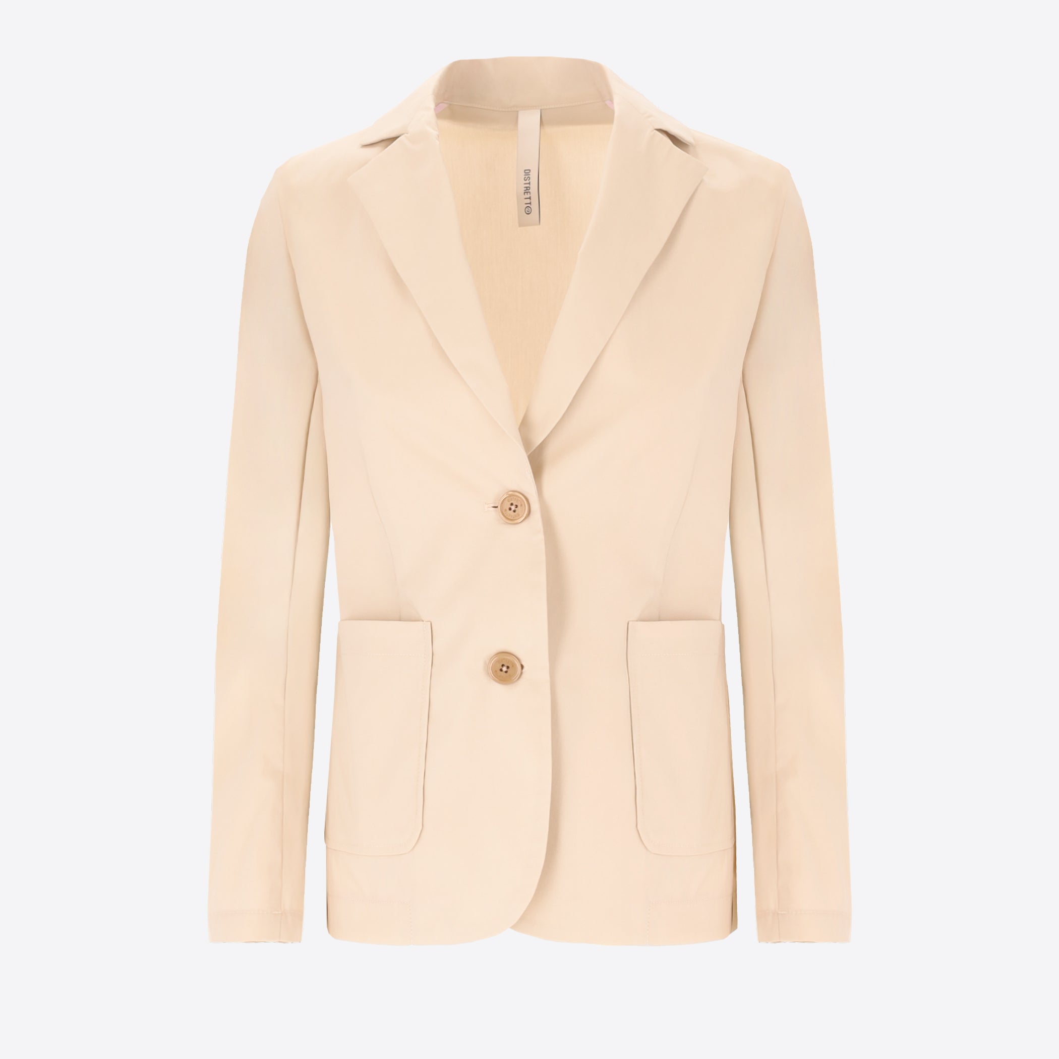 Giacca Grano In Tessuto Popeline Di Cotone Elastico - Woman