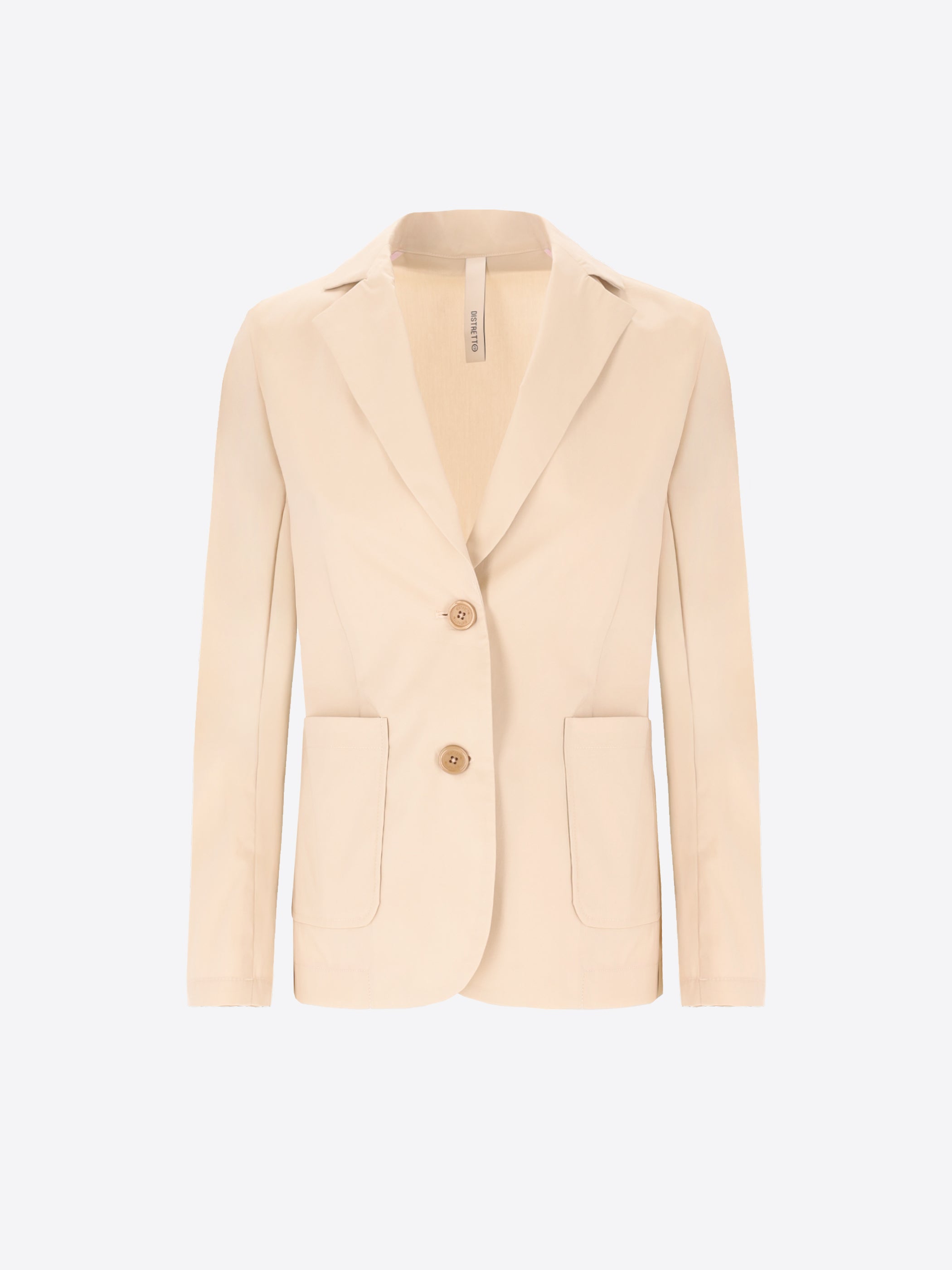 Jacket Grano In Stretch Cotton Poplin Fabric - Woman