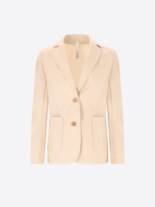 Jacket Grano In Stretch Cotton Poplin Fabric - Woman