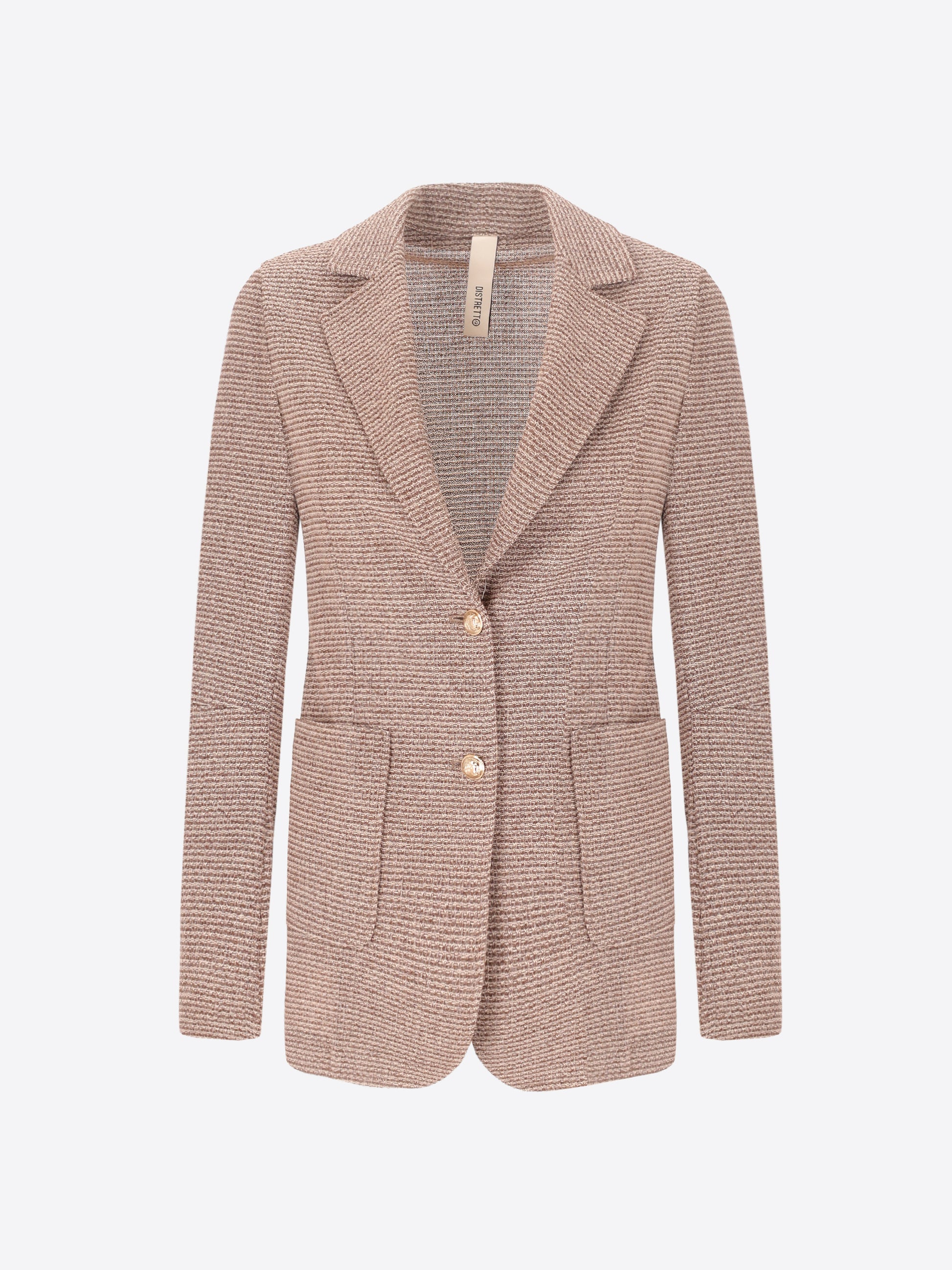 Super-Comfort Armoured Bicolor Cotton Jersey Men's Jacket Regi - Woman