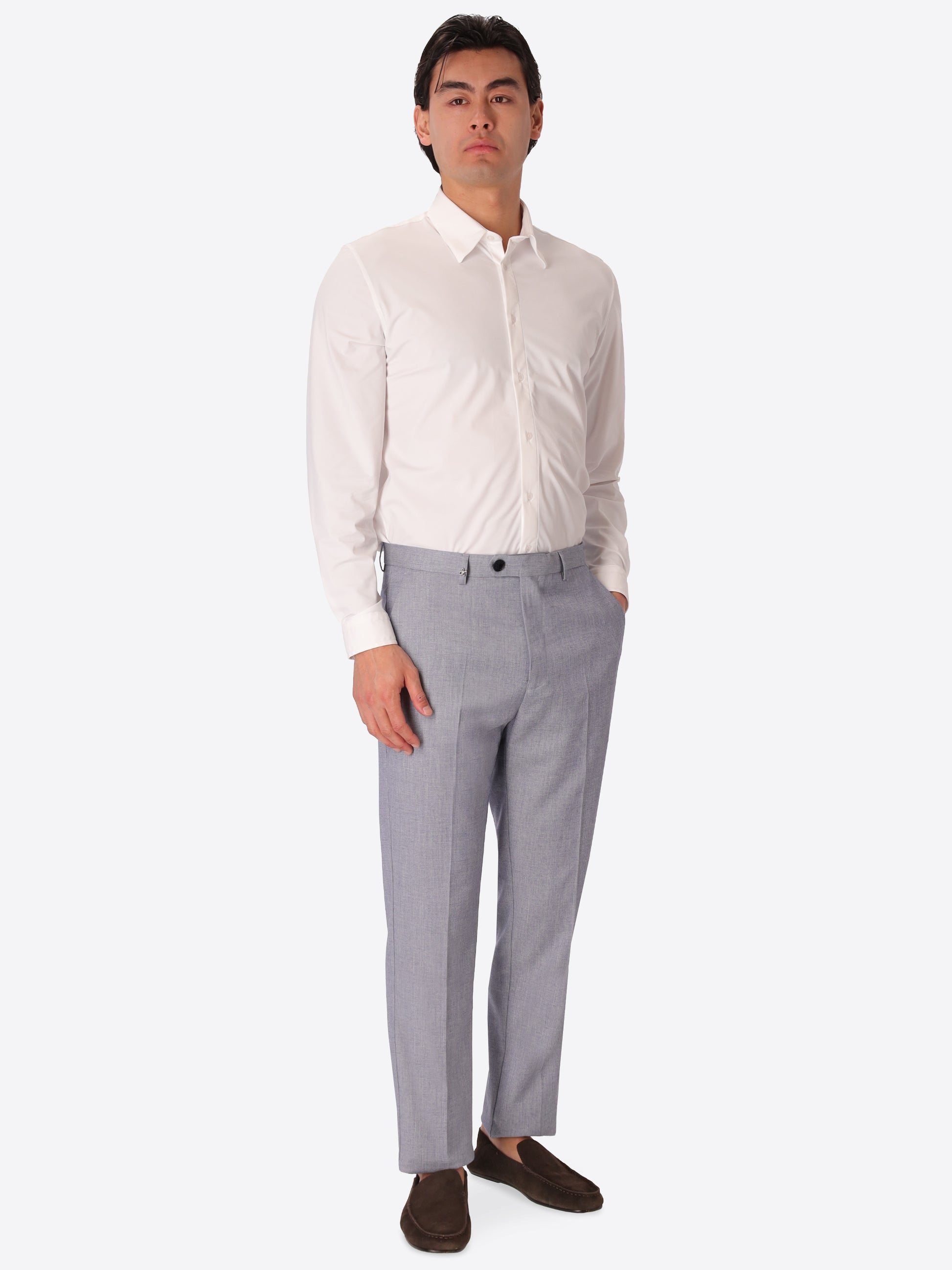 Tailoring Hose Acanto aus Viskosemischung in Mélange