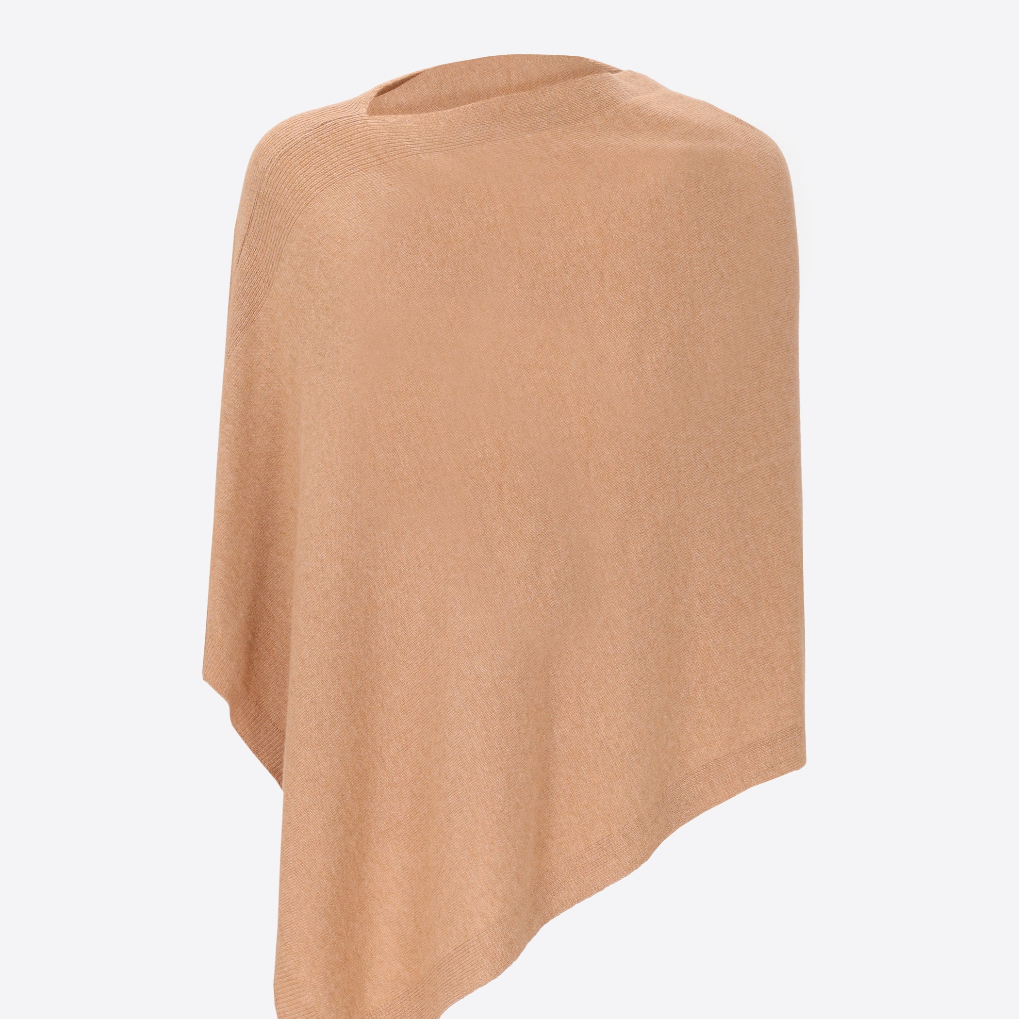 Poncho aus Wolle-Cashmere-Mix