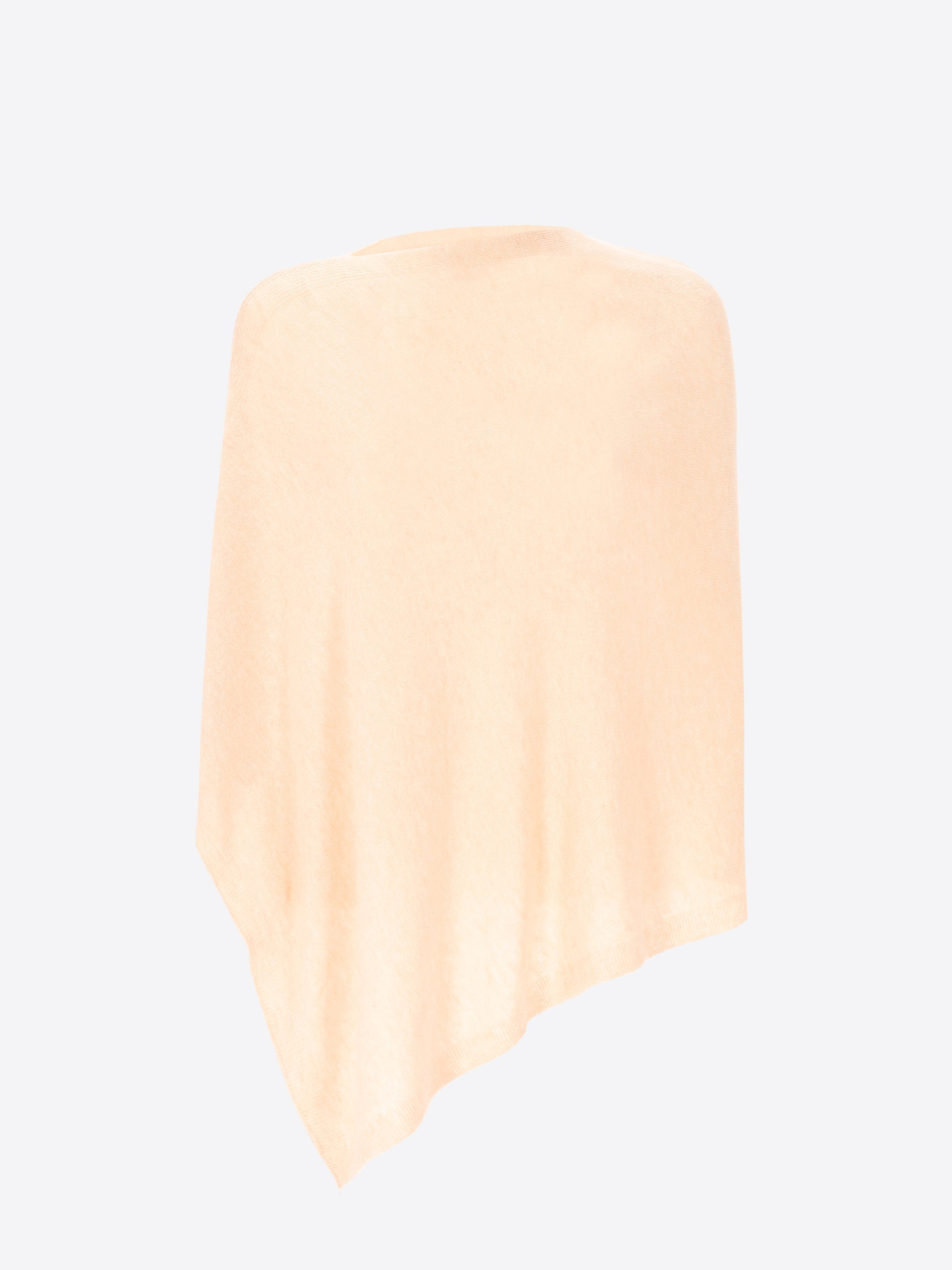Wool Cashmere Blend Poncho