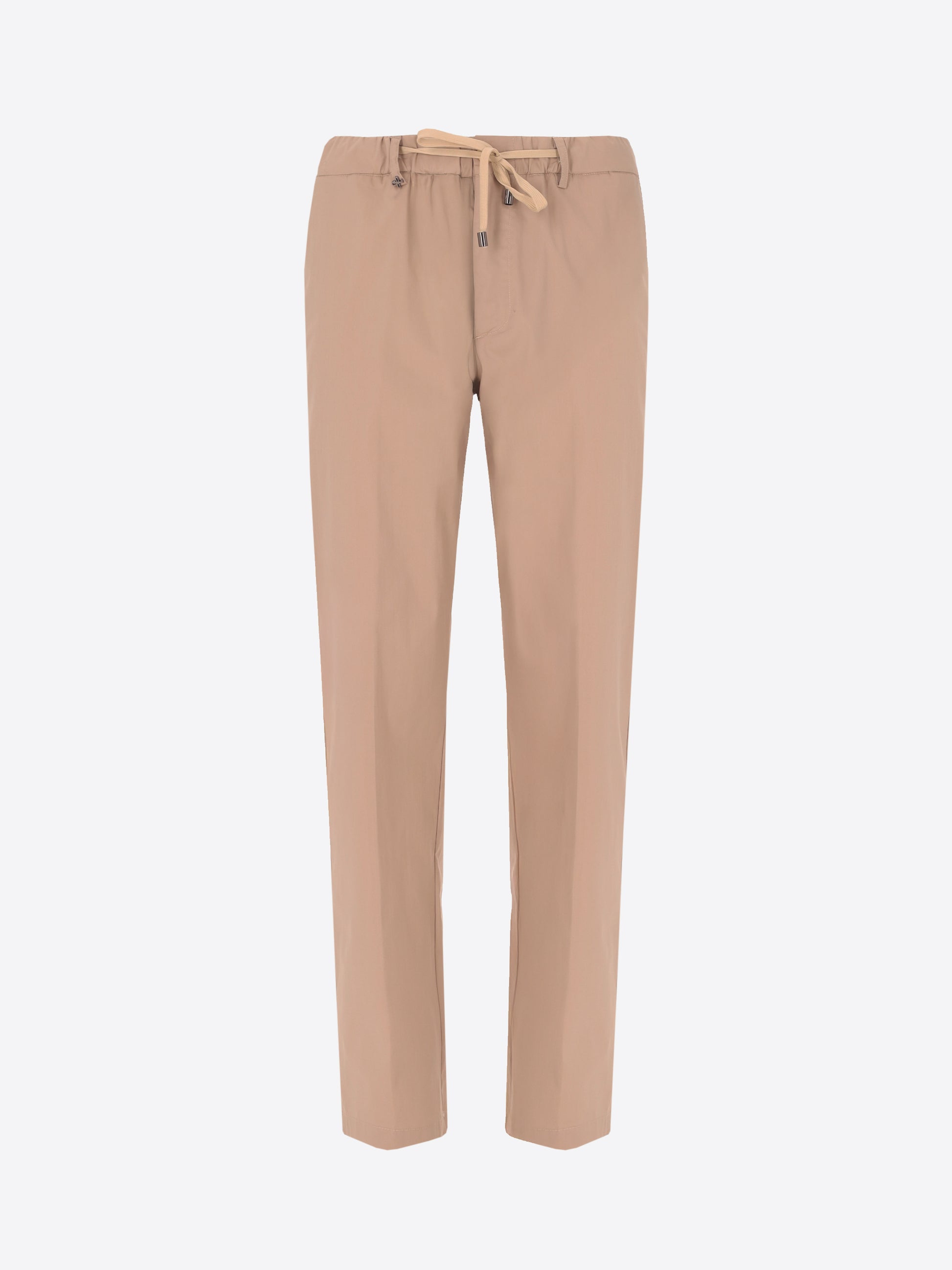 Pantalone Relax Grano In Tessuto Misto Cotone Nylon Ultraleggero