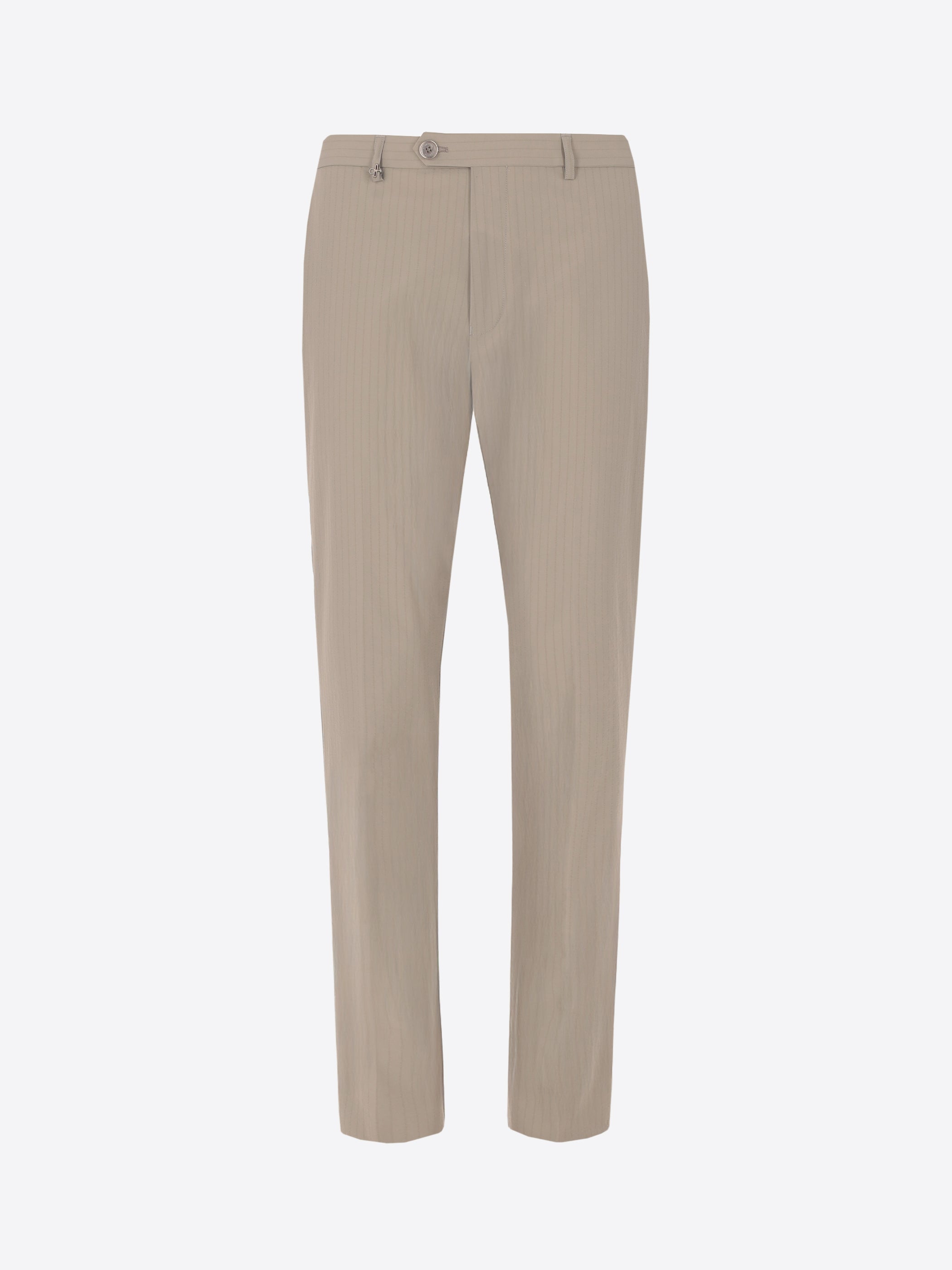 Tailoring Hose Carrubo aus Superkomfort-Gewebe mit Streifenmuster