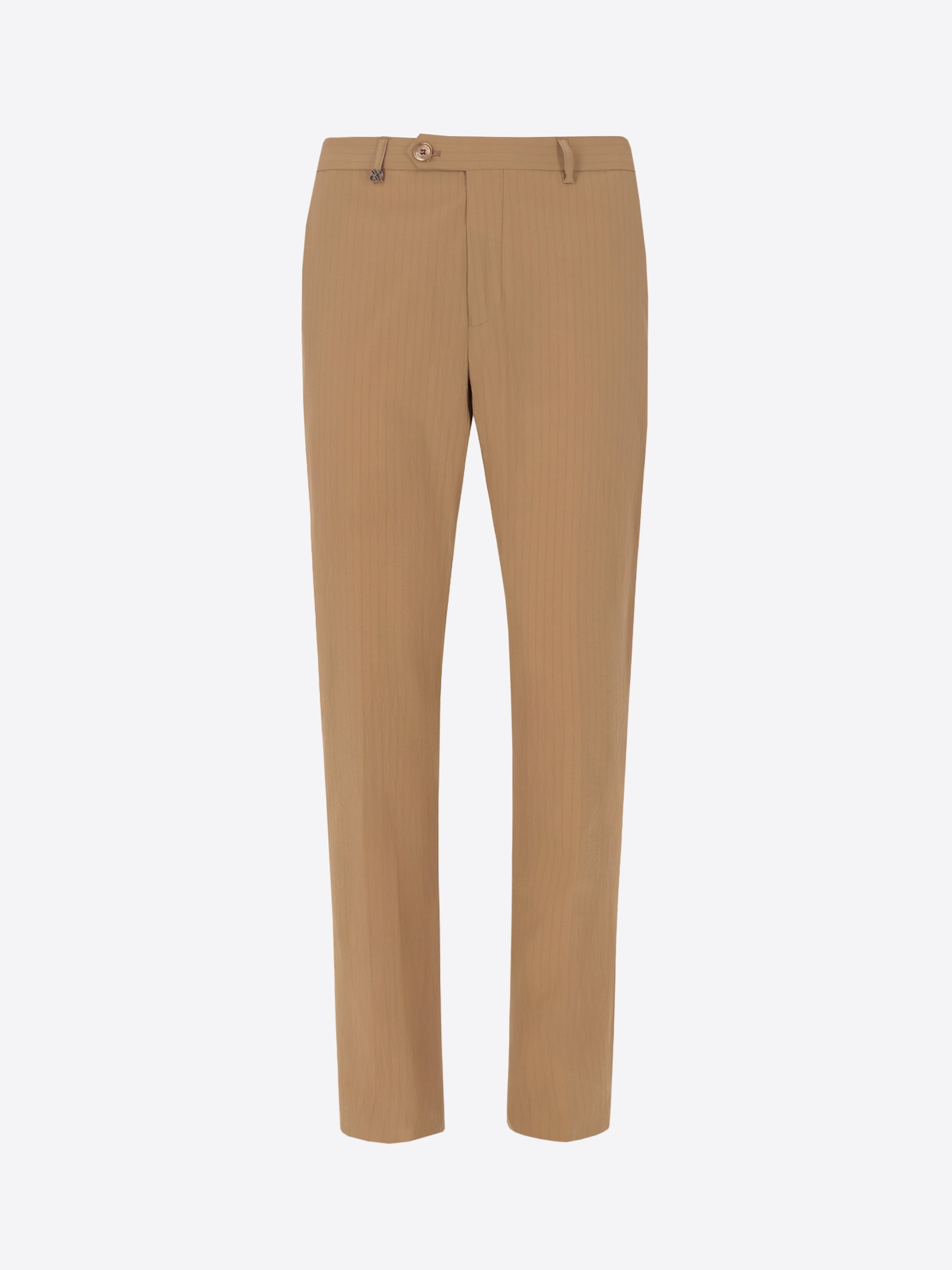 Tailoring Hose Carrubo aus Superkomfort-Gewebe mit Streifenmuster