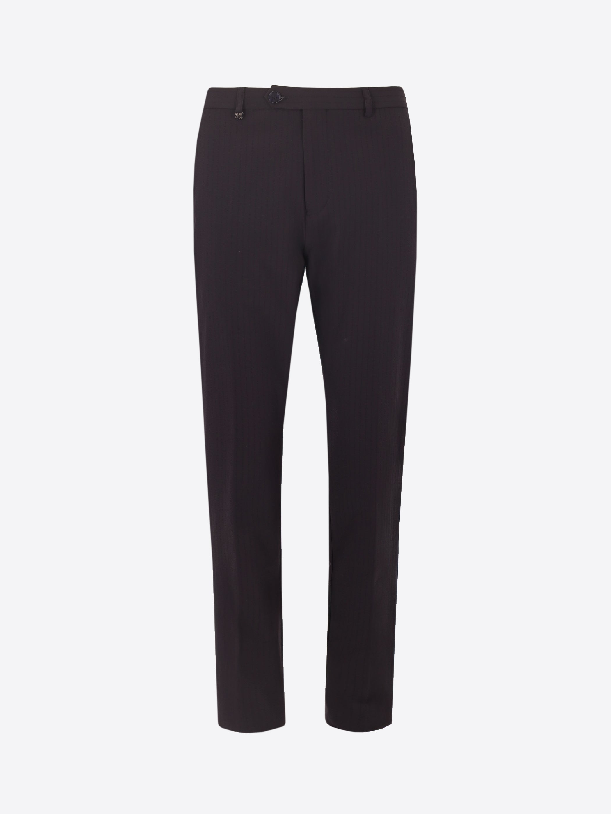 Tailoring Hose Carrubo aus Superkomfort-Gewebe mit Streifenmuster