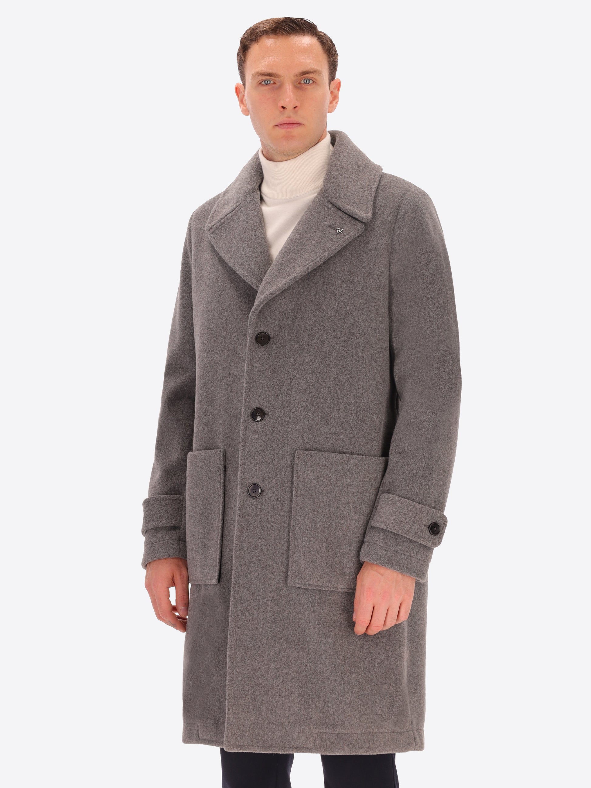 Manchester Overcoat aus Superkomfort-Wollmischgewebe
