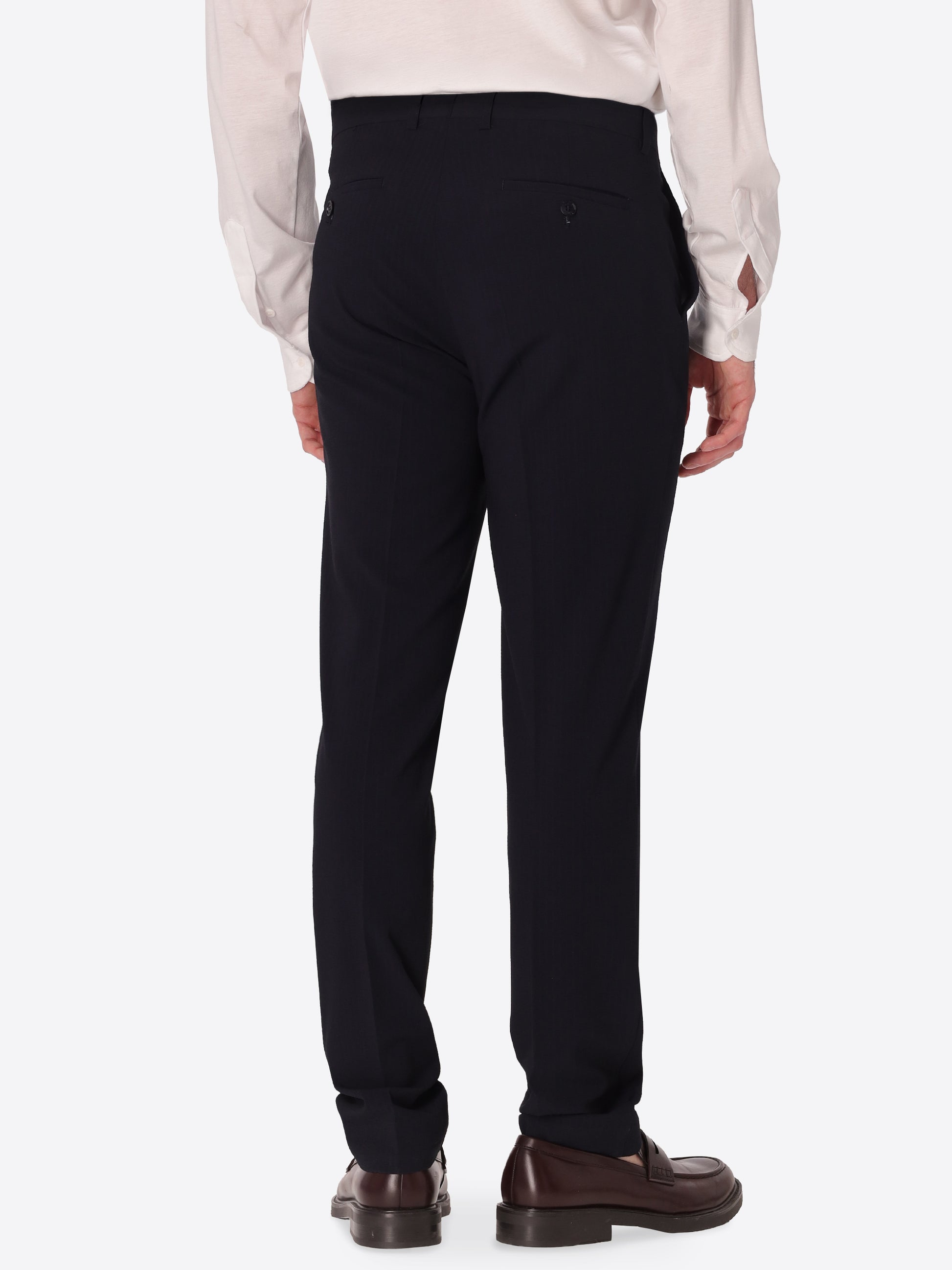 Firenze Tailoring-Hose Aus Super-Comfort Strukturstreifen-Gewebe