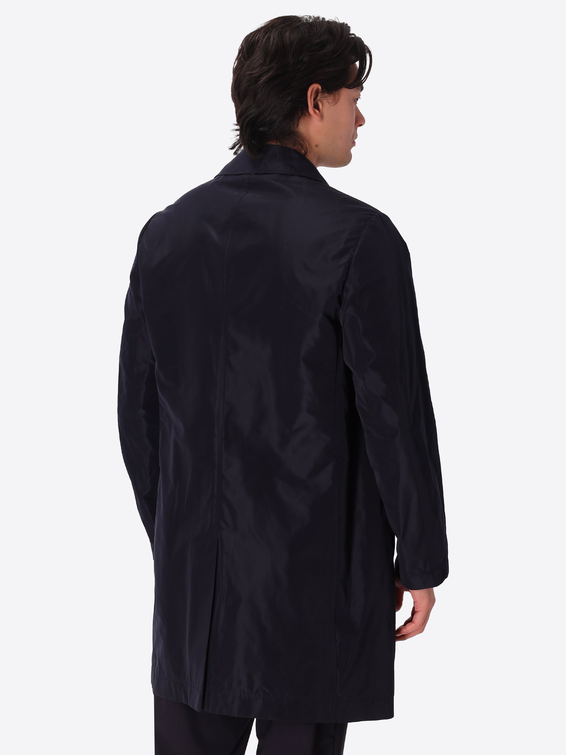 Onice Wasserabweisender Atmungsaktiver Nylon-Feel Trenchcoat