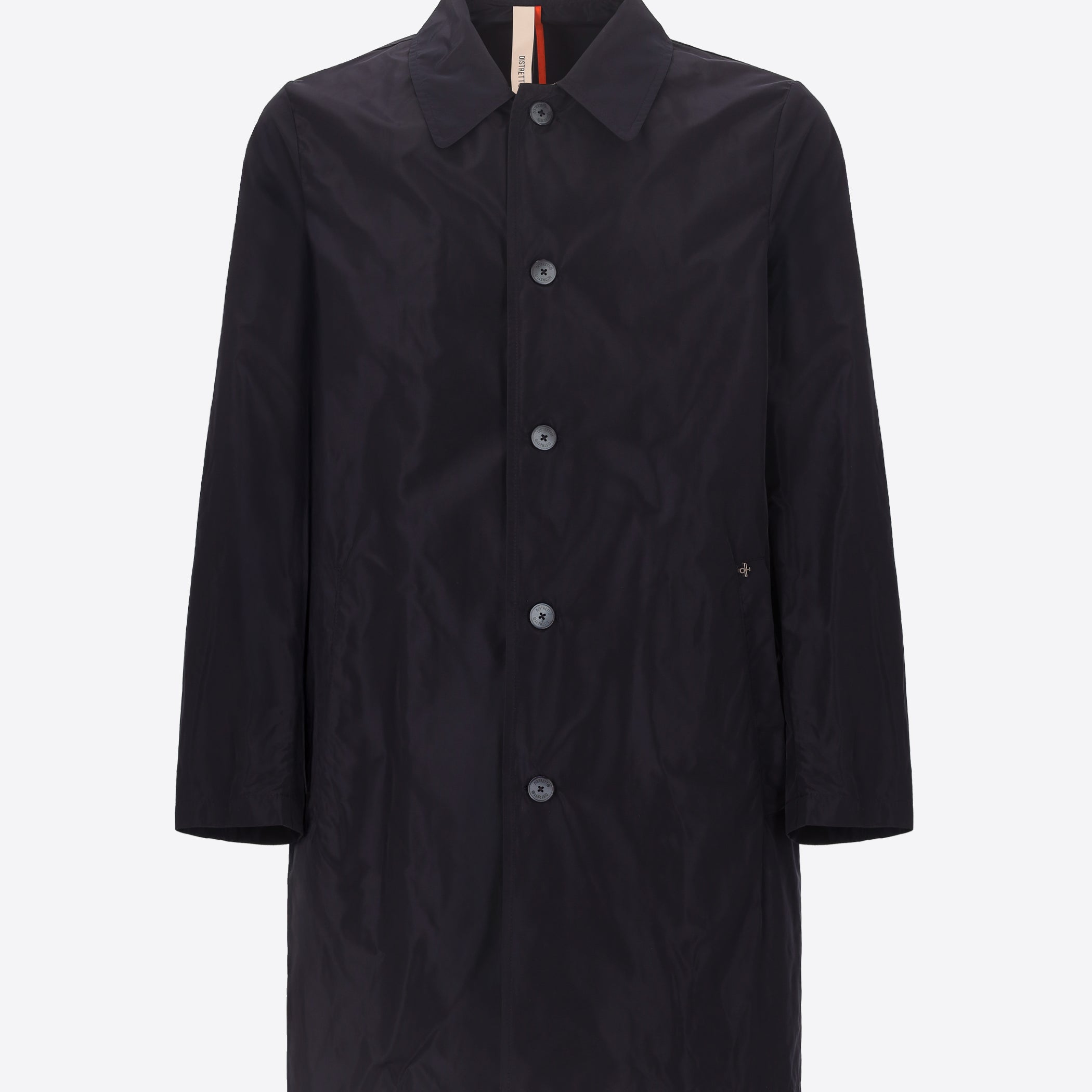 Onice Wasserabweisender Atmungsaktiver Nylon-Feel Trenchcoat