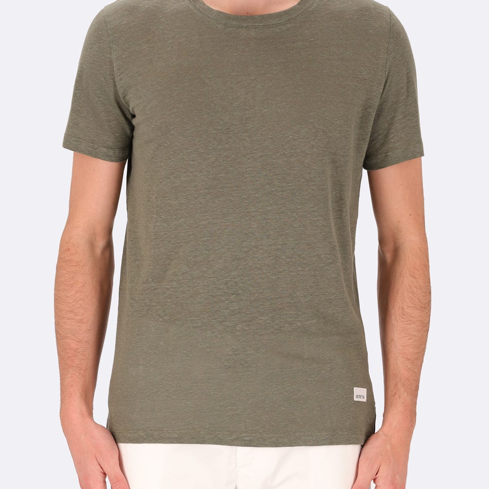 linen T-shirt T-SHIRT ROYAN military front distretto12
