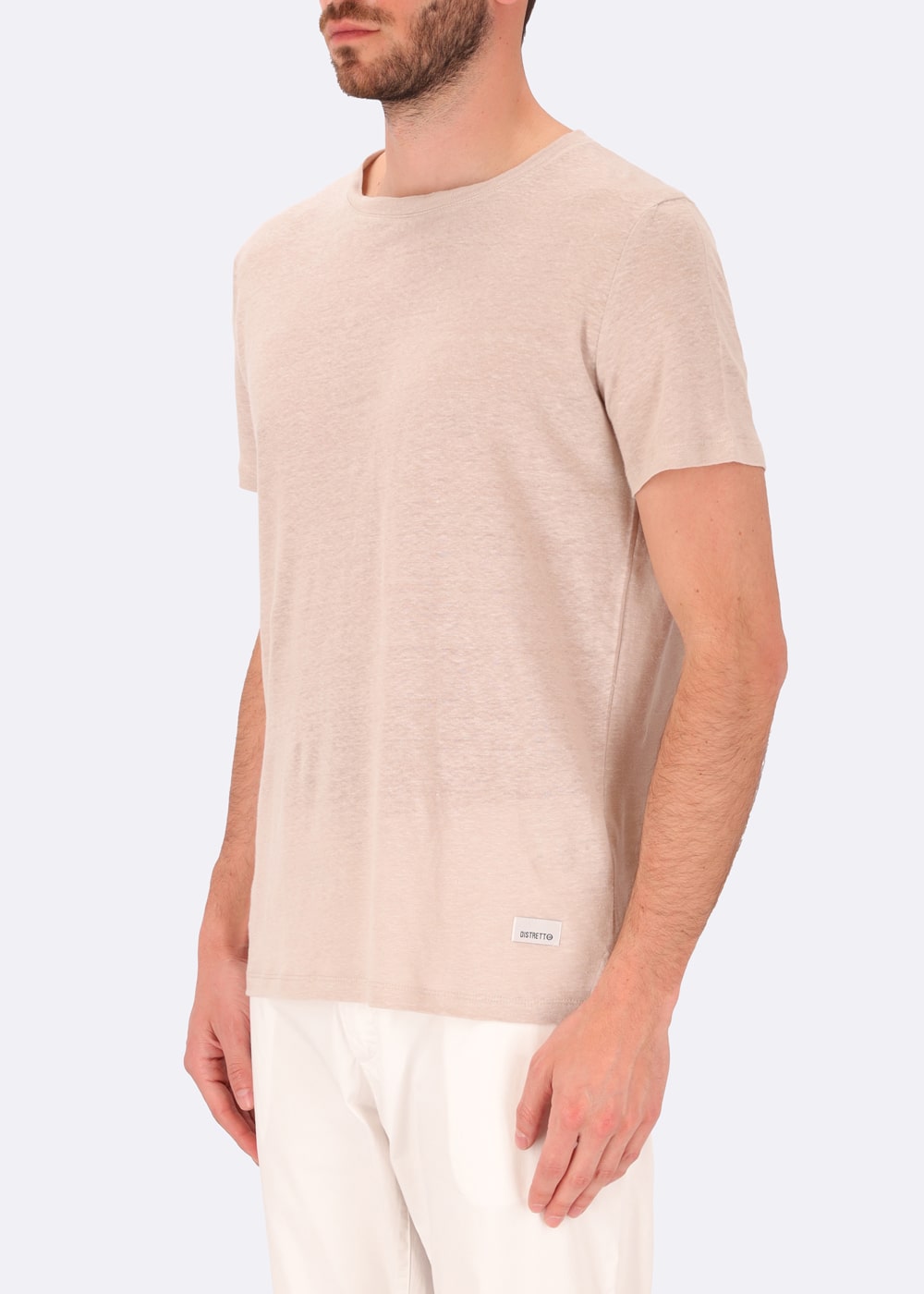 linen T-shirt T-SHIRT ROYAN royal side distretto12